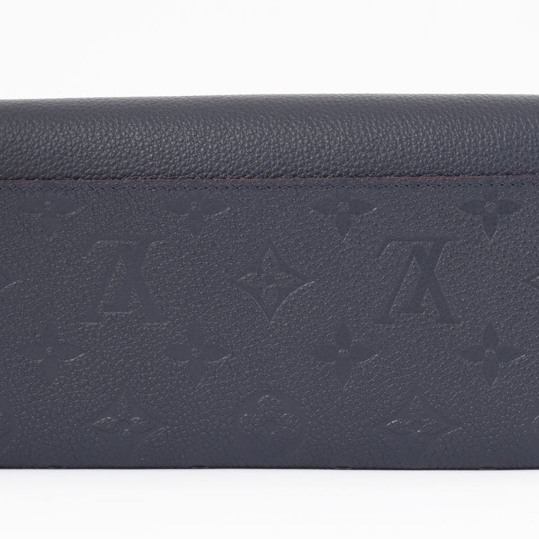 Louis Vuitton Portefeuille Sarah Long Wallet Monogram Empreinte Marine Rouge