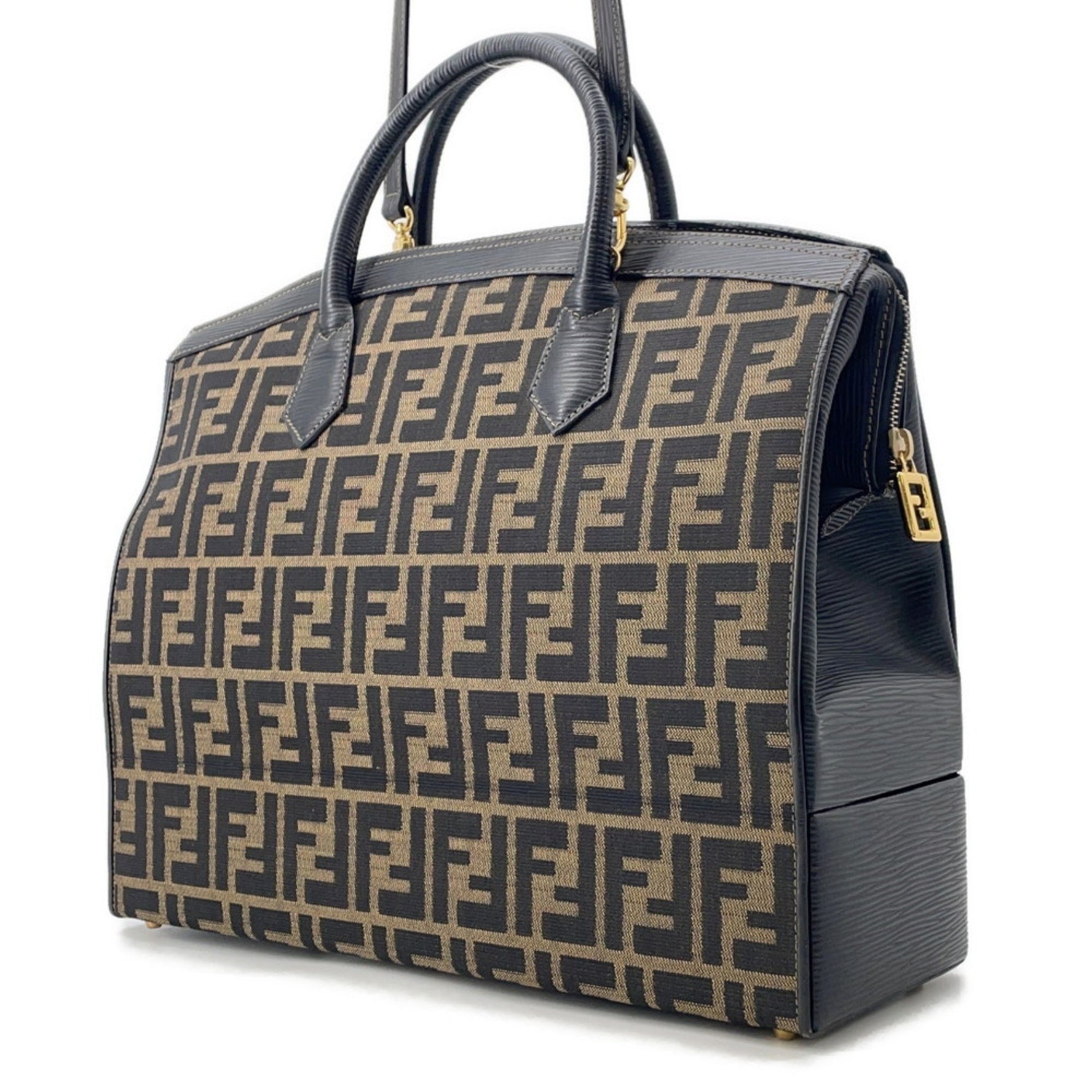 Fendi Zucca patterned canvas vanity bag, design