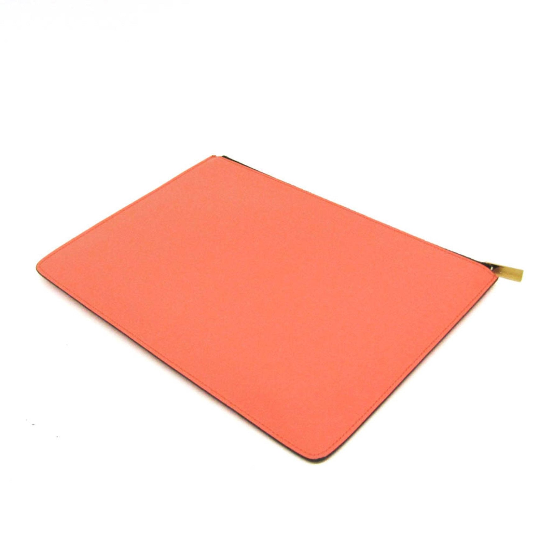 Celine Leather Clutch Bag Salmon Pink