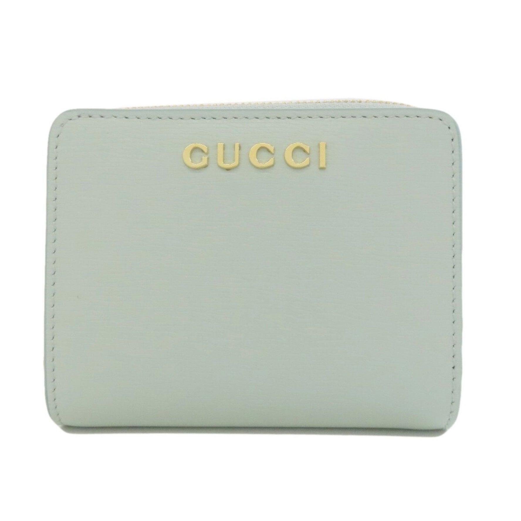 Gucci Script Mini Wallet, Bifold Calfskin