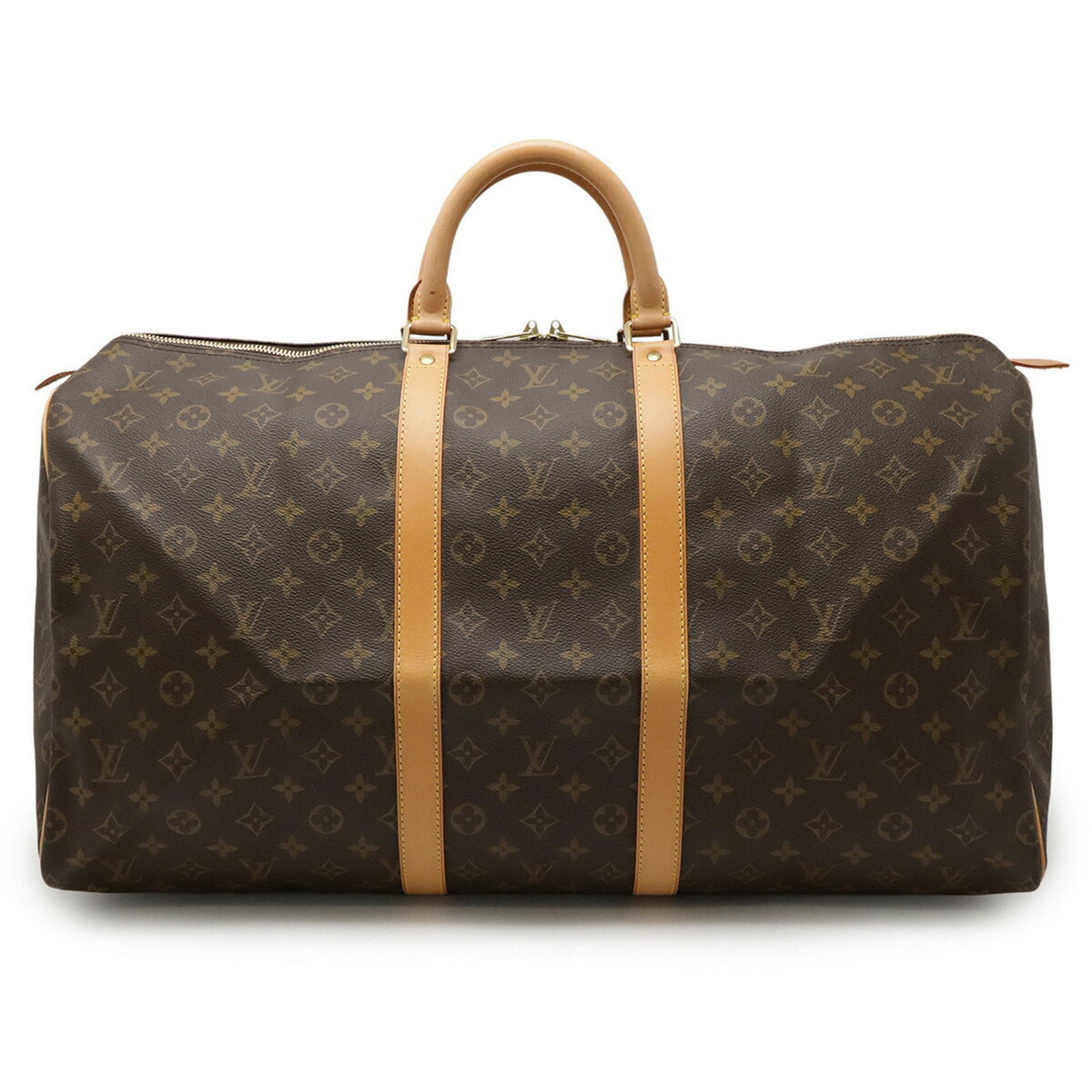Louis Vuitton Monogram Keepall 55 Boston Bag, Handbag, Travel