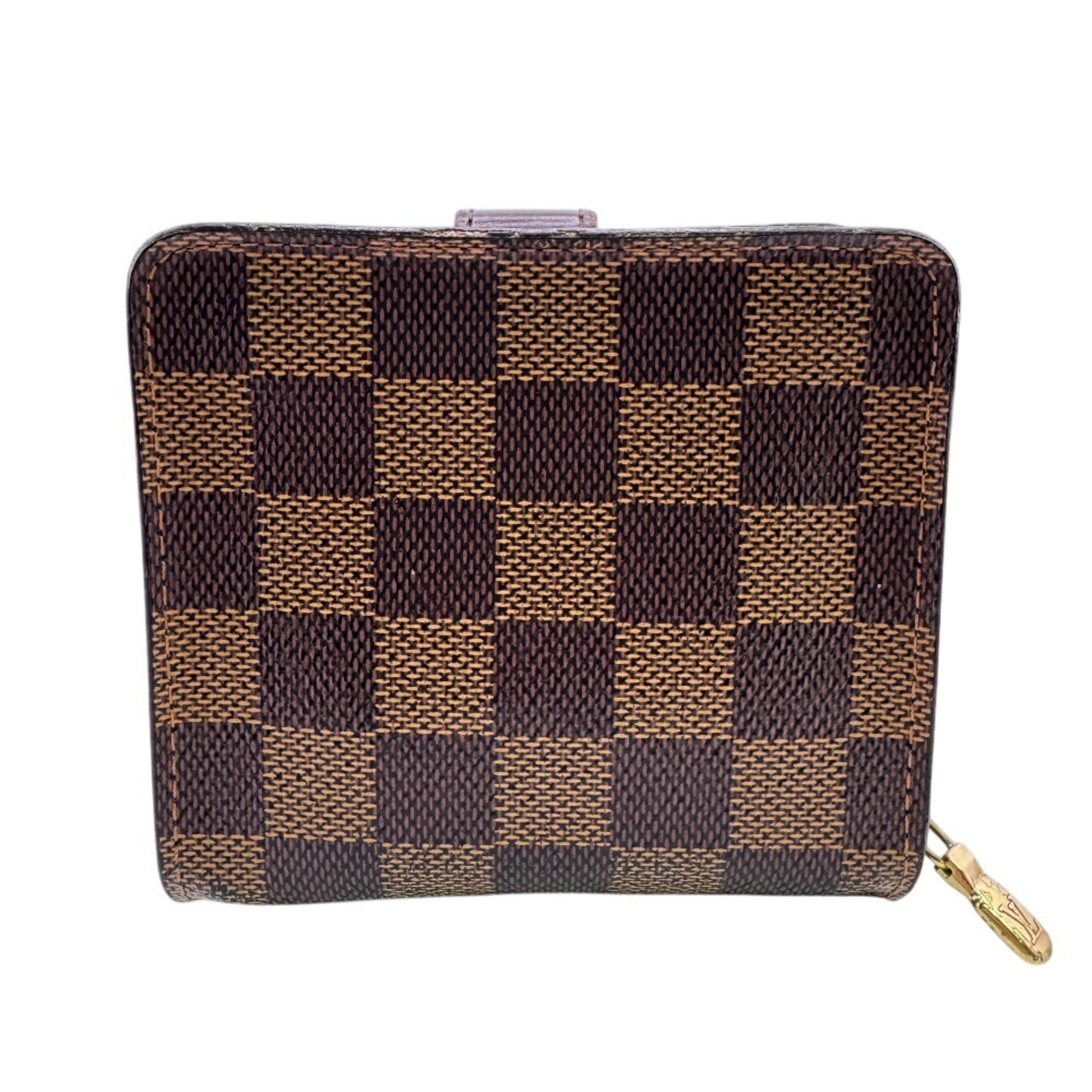 LOUIS VUITTON Compact Zip Damier Bi-fold Wallet, Unisex