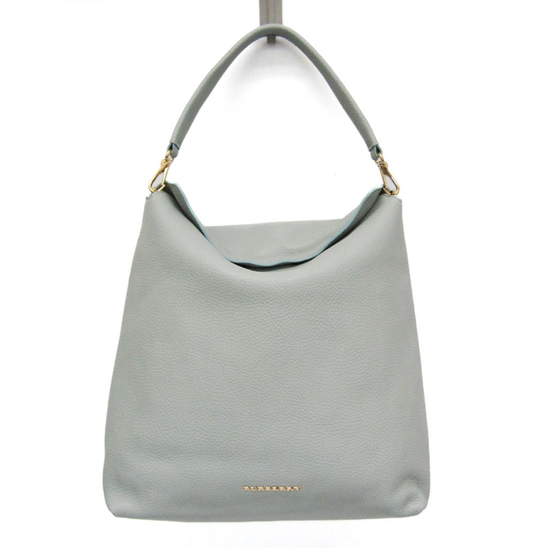 Burberry Leather Shoulder Bag Light Blue