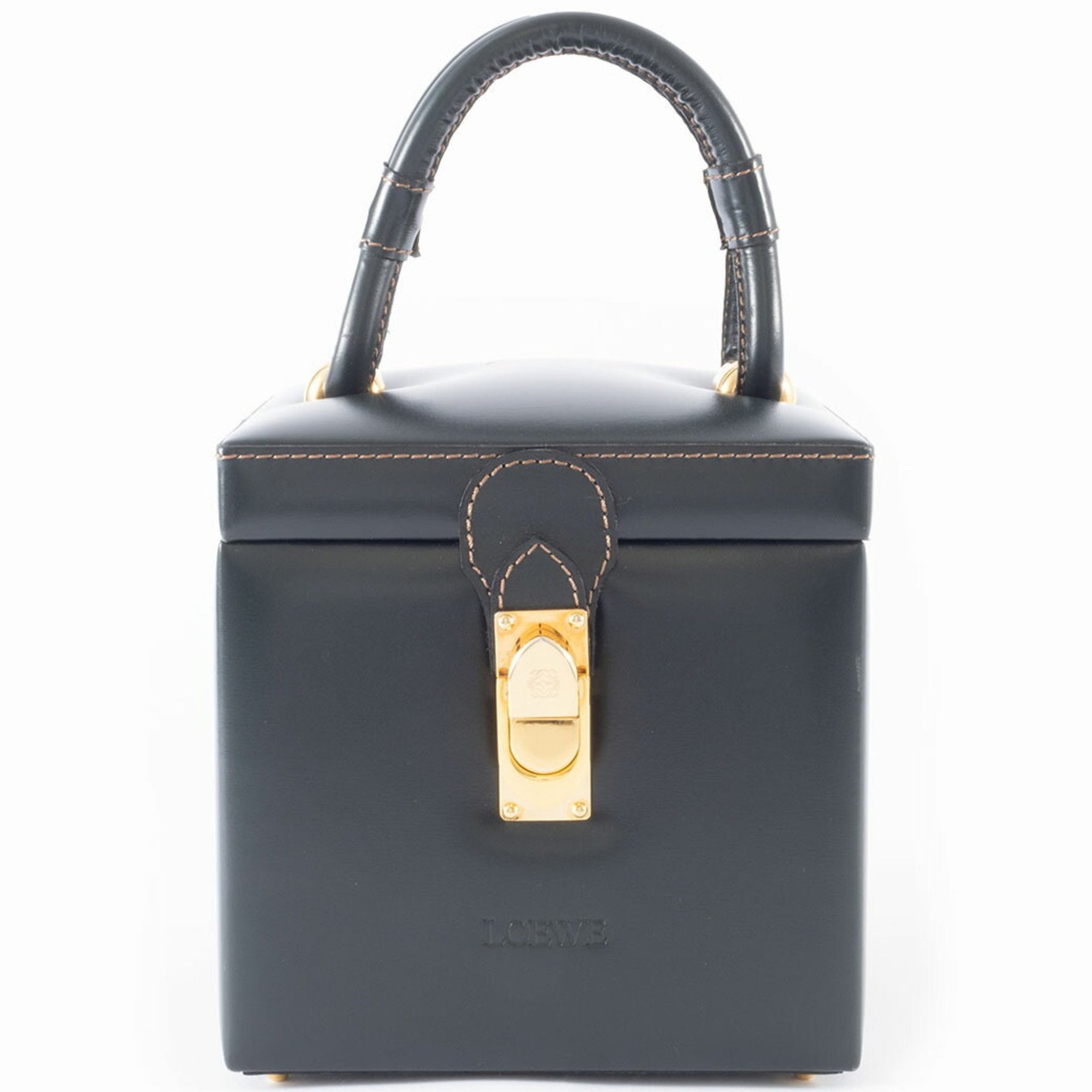 Loewe Vanity Bag Leather Box Handbag