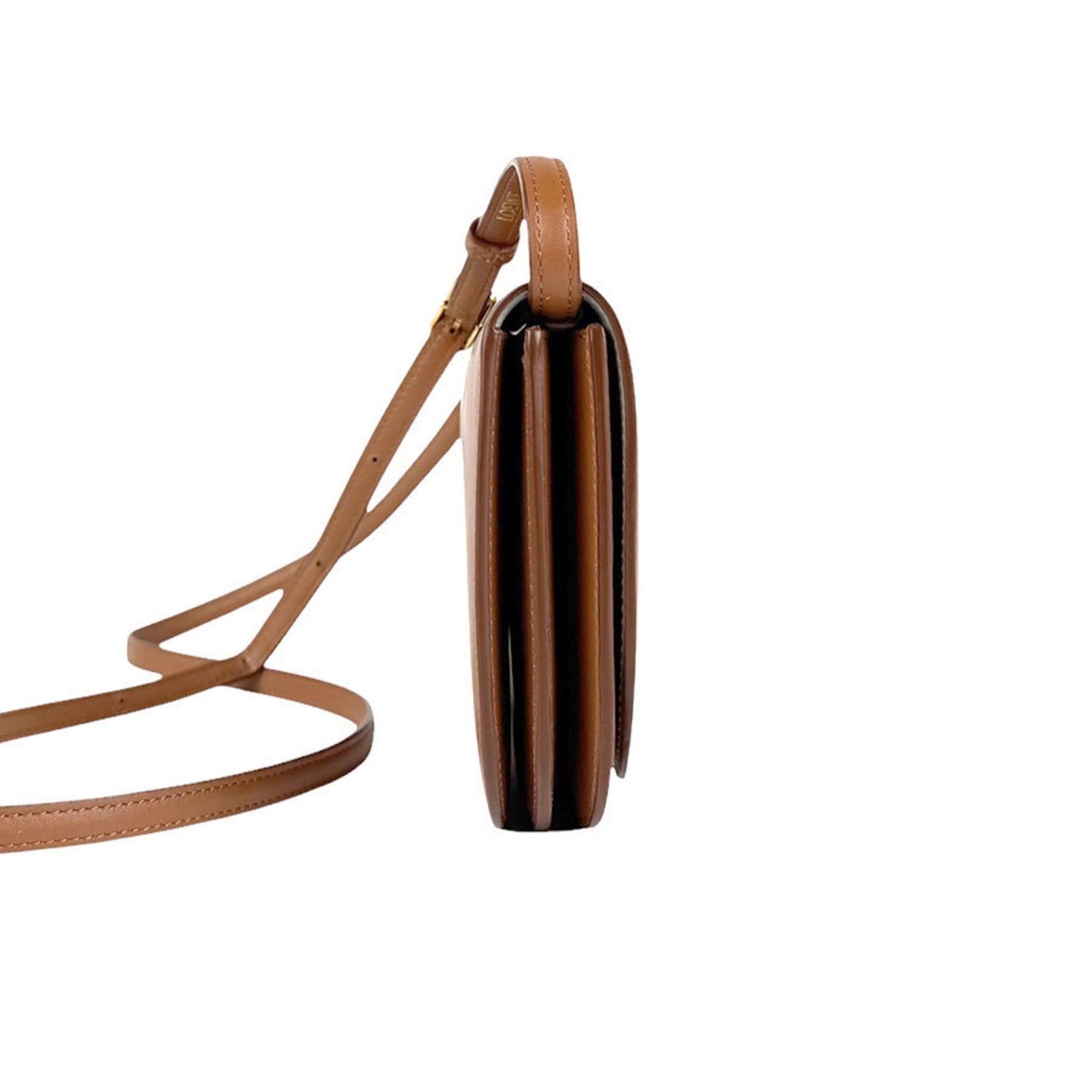 LOEWE Shoulder Bag Goya Small Leather Gold