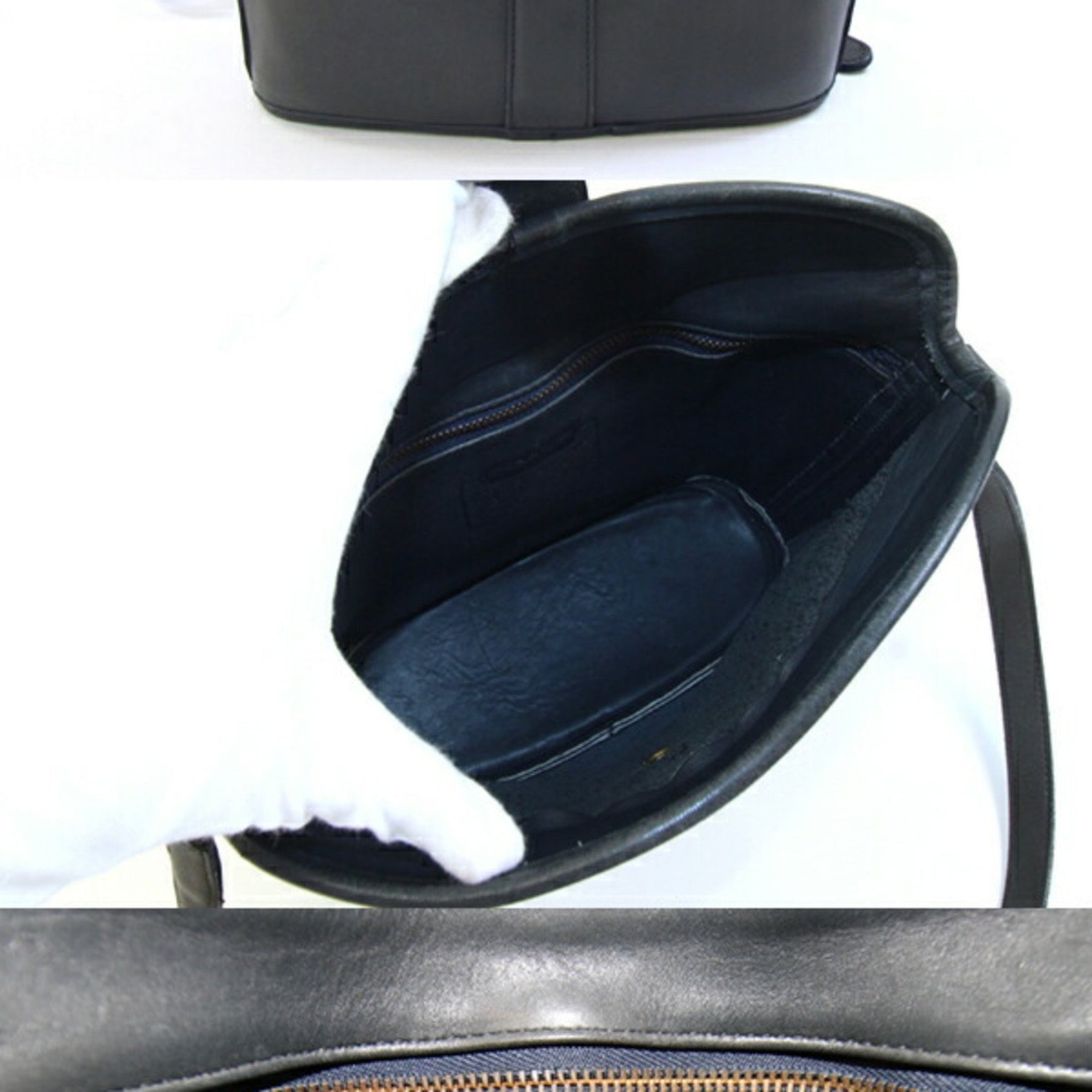 Coach Shoulder Bag 9948 Leather Old