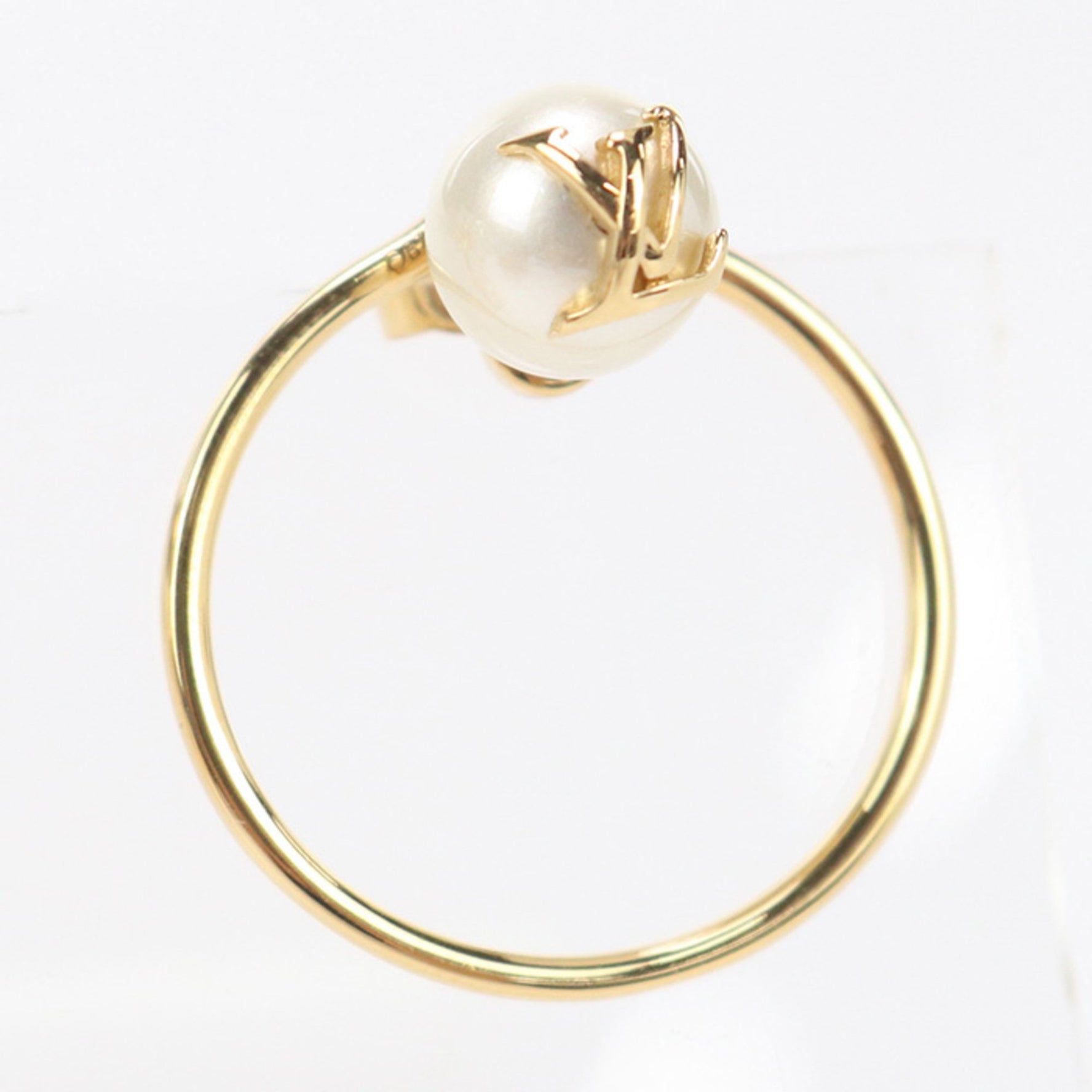 LOUIS VUITTON Louis Vuitton Earrings LV Eclipse Pearl in