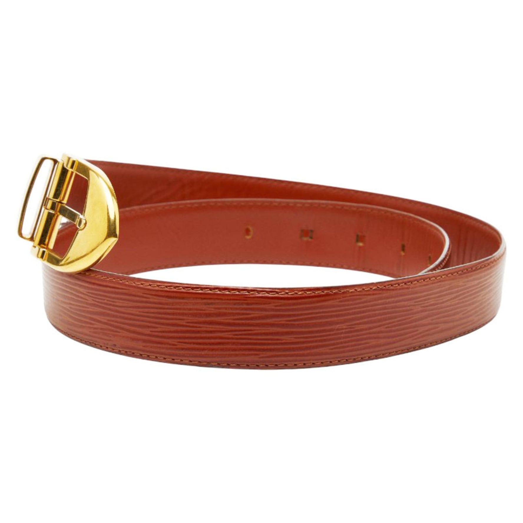 Louis Vuitton Epi Santur Classic Belt, Size 110, 44, Leather, LOUIS VUITTON