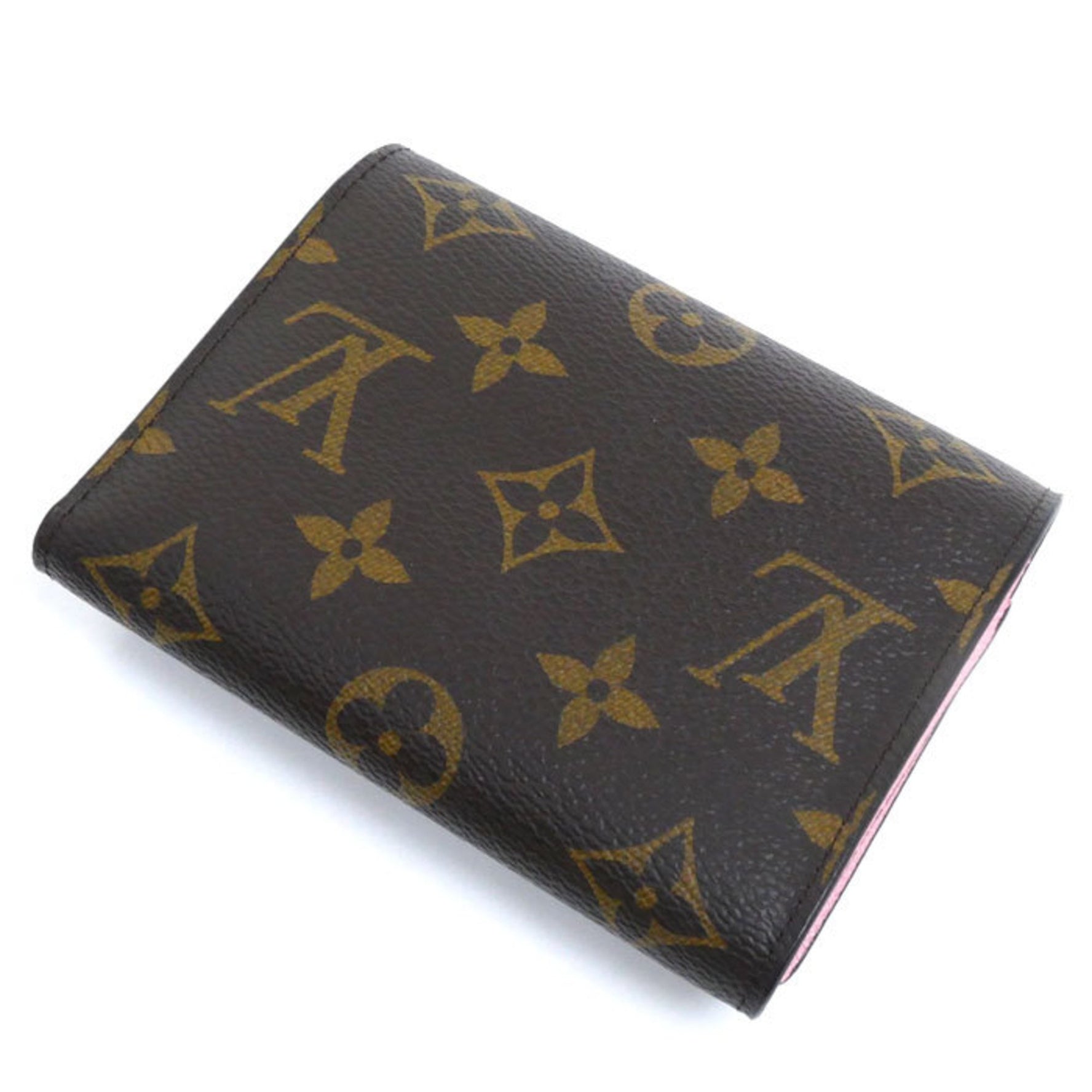 Louis Vuitton Portefeuille Victorine Tri-fold Wallet Monogram Brown Multicolor