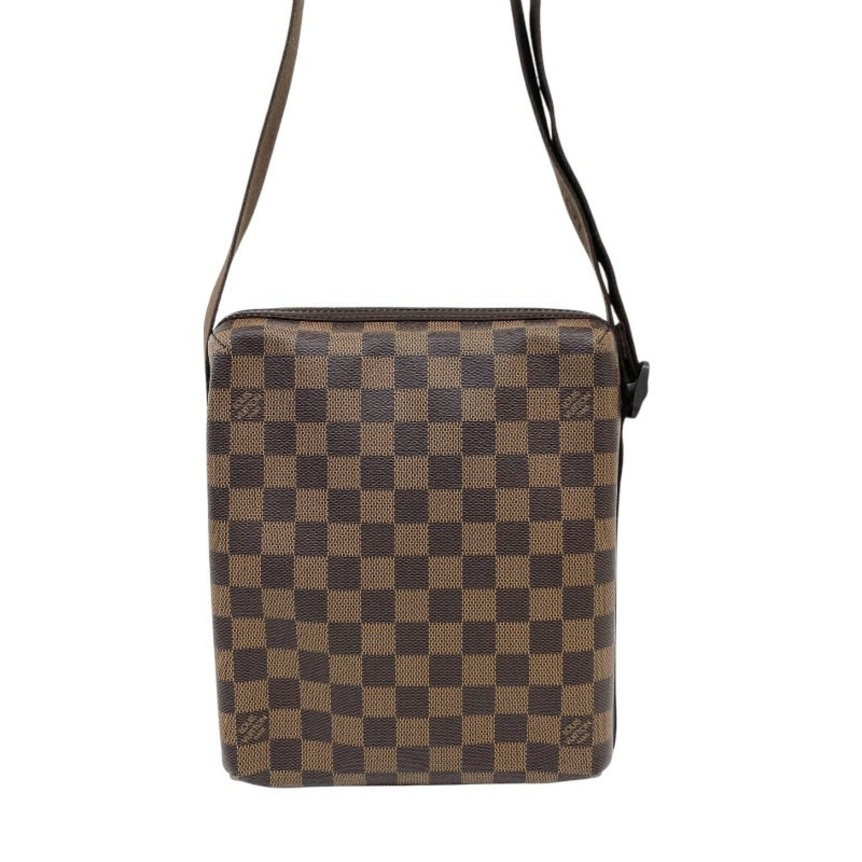 Louis Vuitton Trotter Bobur Shoulder Bag Damier Ebene