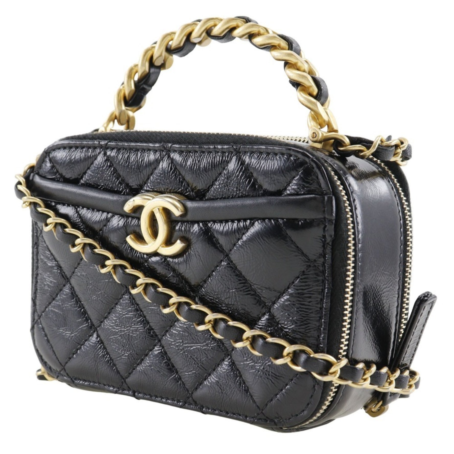 CHANEL Handbag, Matelasse Shoulder Bag, Lambskin, 2020, Mini