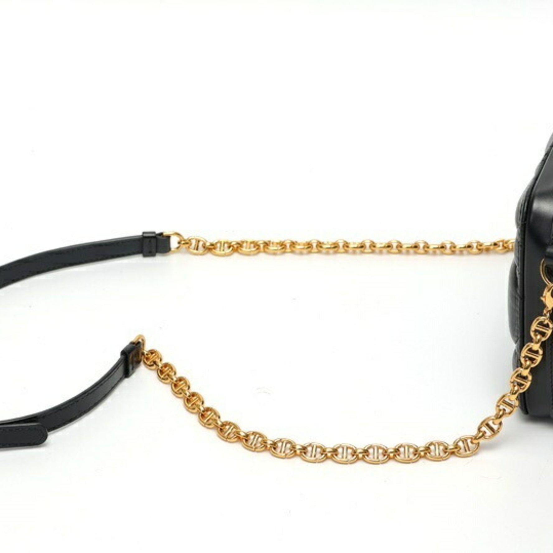 Christian Dior Dior Caro Box Bag Shoulder Macrocannage Quilted Calf Leather