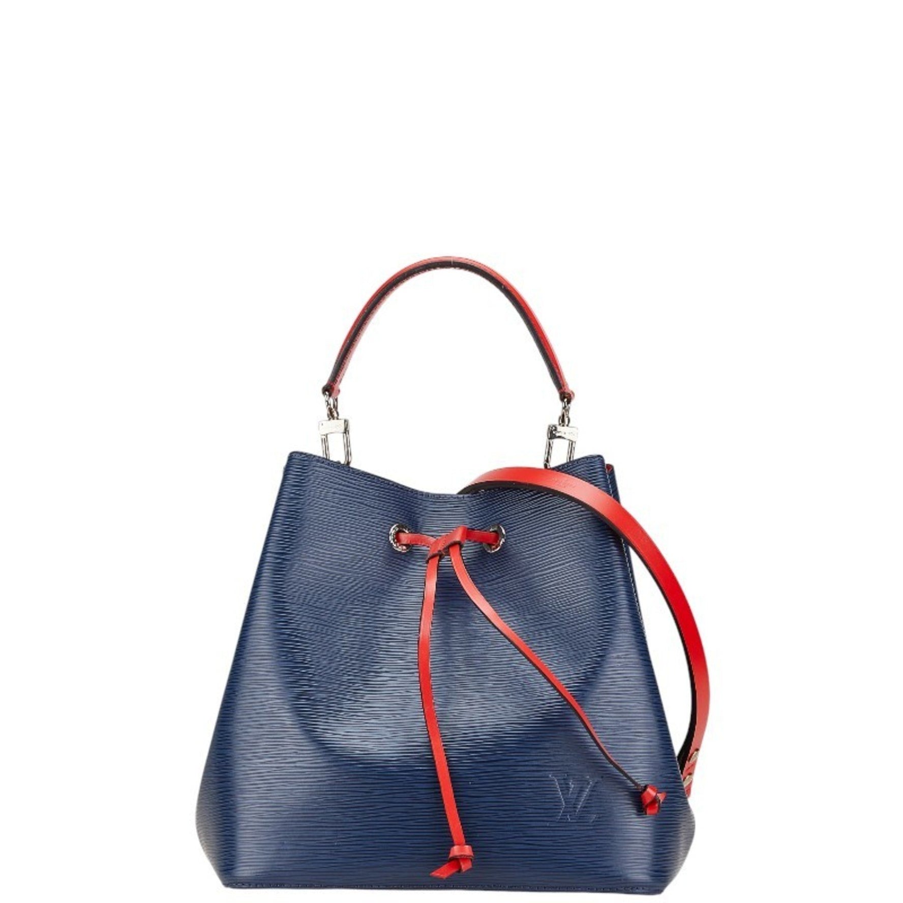 Louis Vuitton Epi NeoNoe Handbag Shoulder Bag Blue Indigo Leather