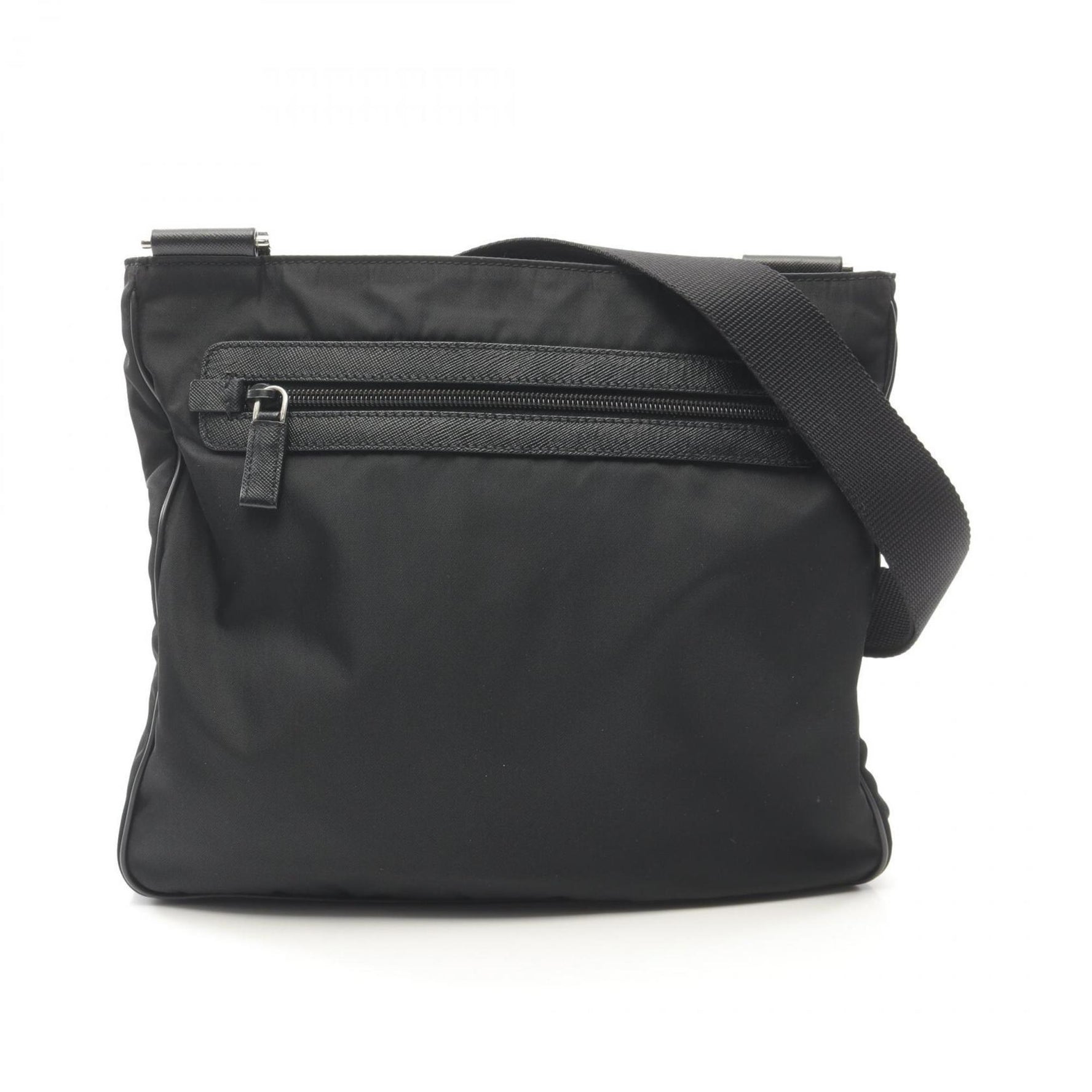 PRADA VIAGGIO Shoulder Bag Nylon Leather