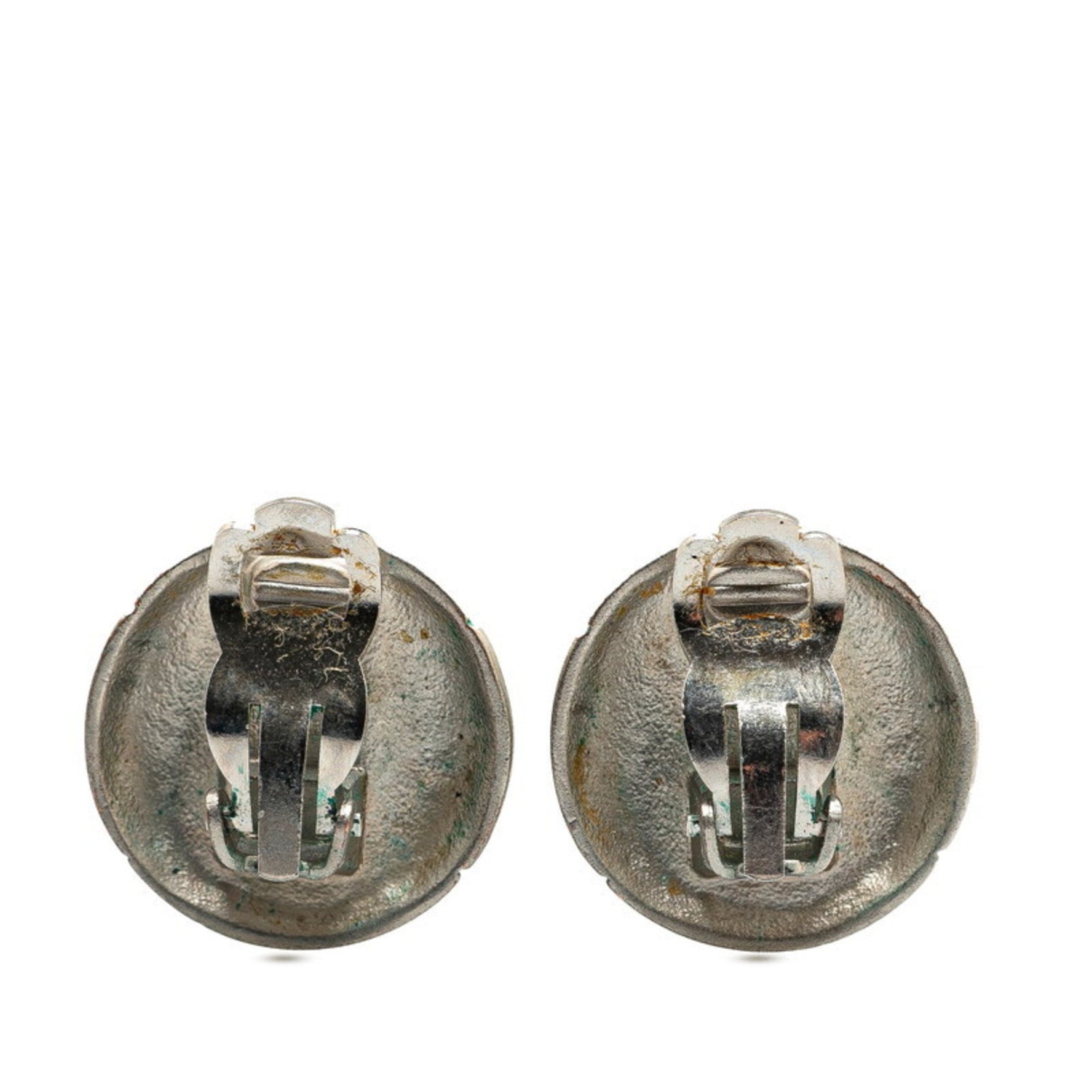 Chanel Coco Mark Earrings Metal