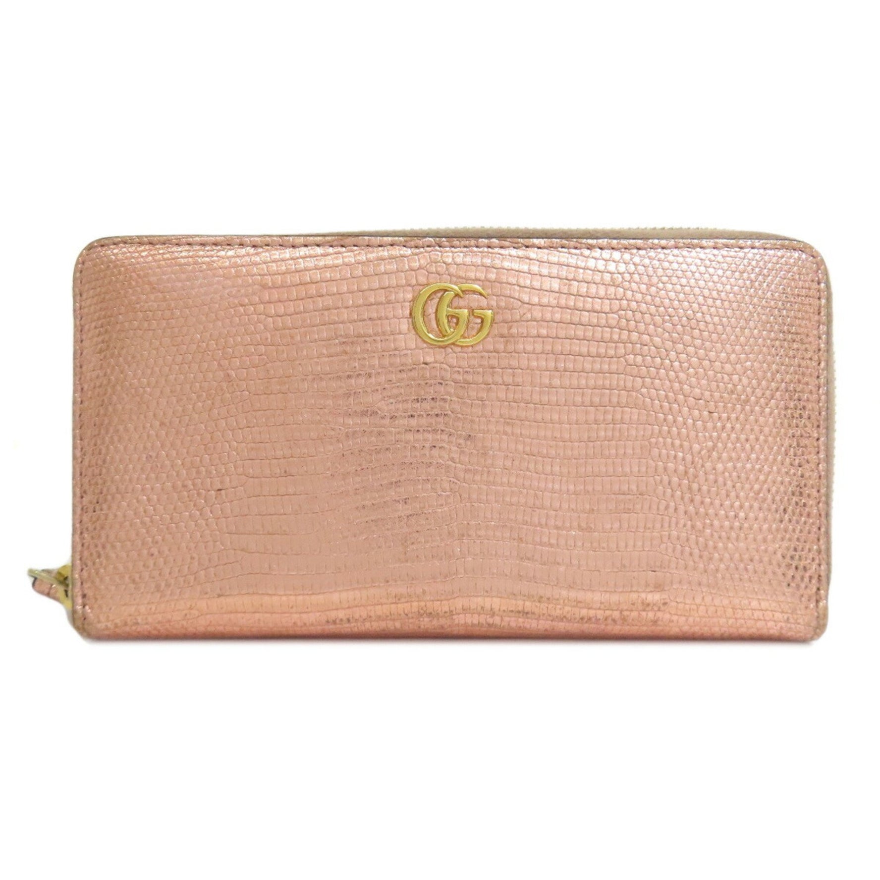 Gucci Double G Leather Long Wallet