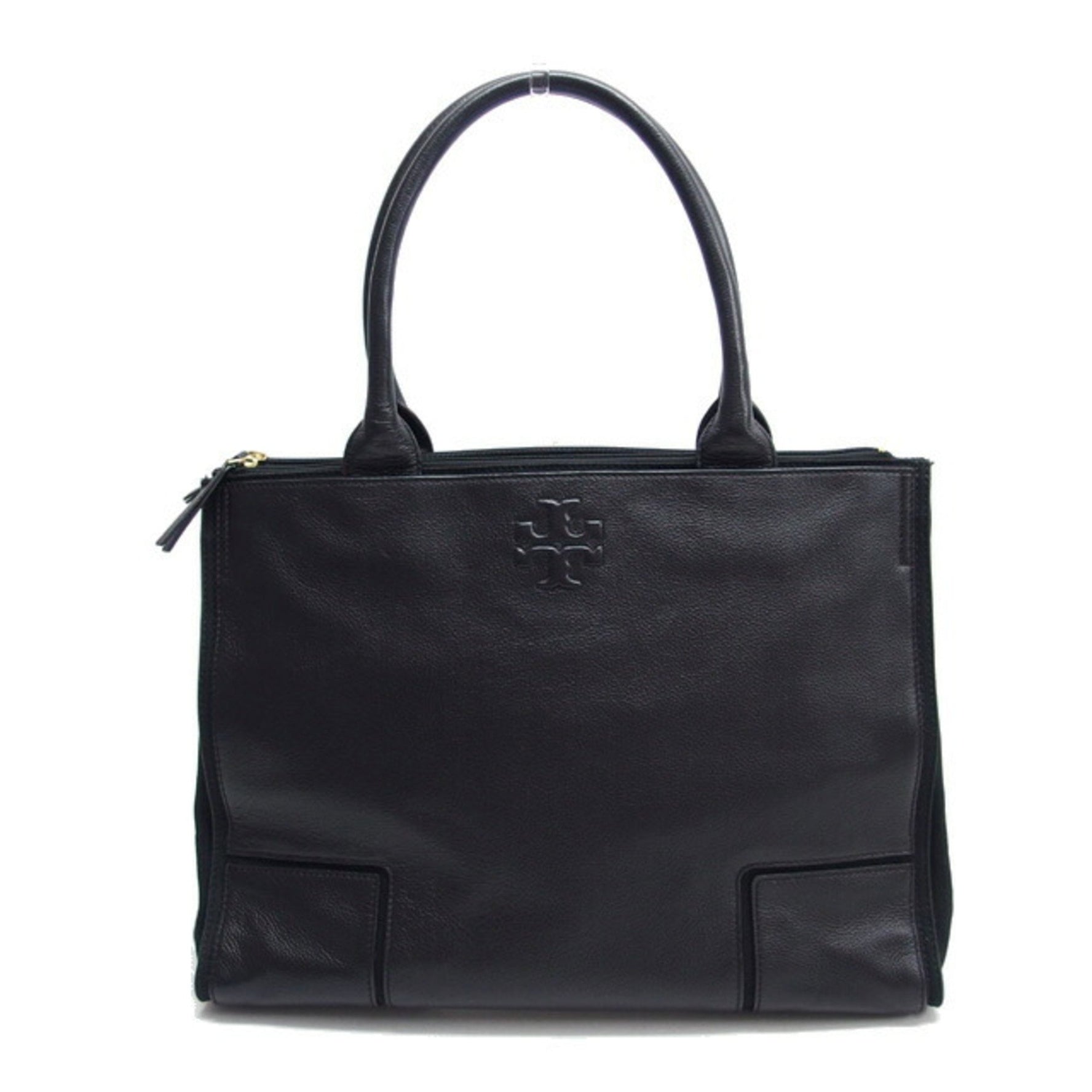 Tory Burch Ella Leather Tote Bag Double T