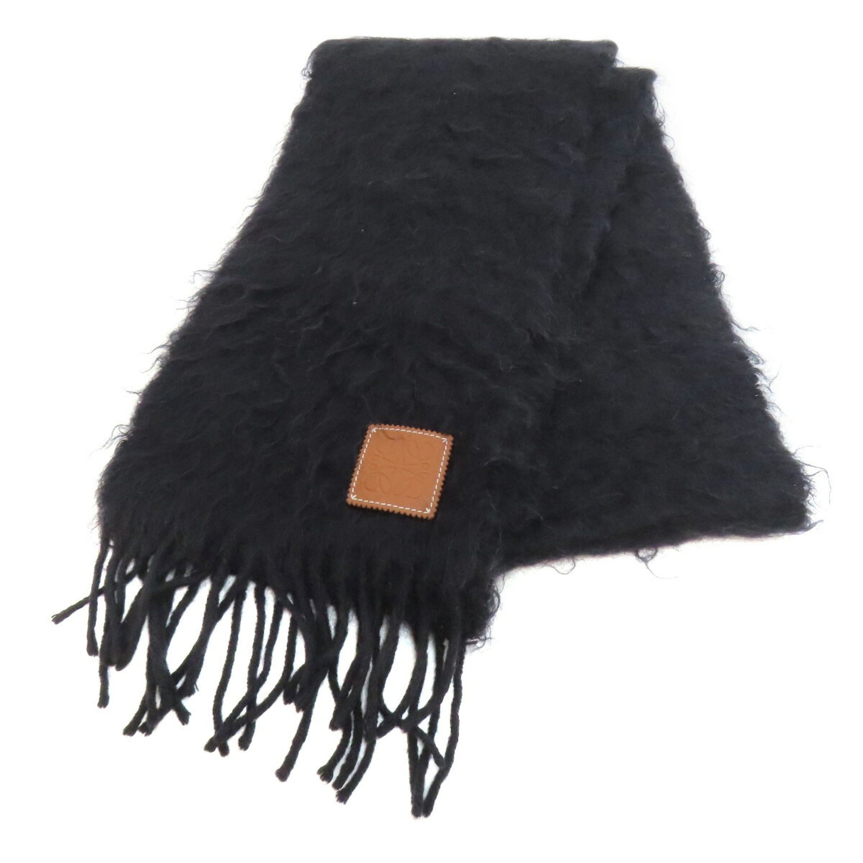 LOEWE Anagram Scarf Mohair Wool