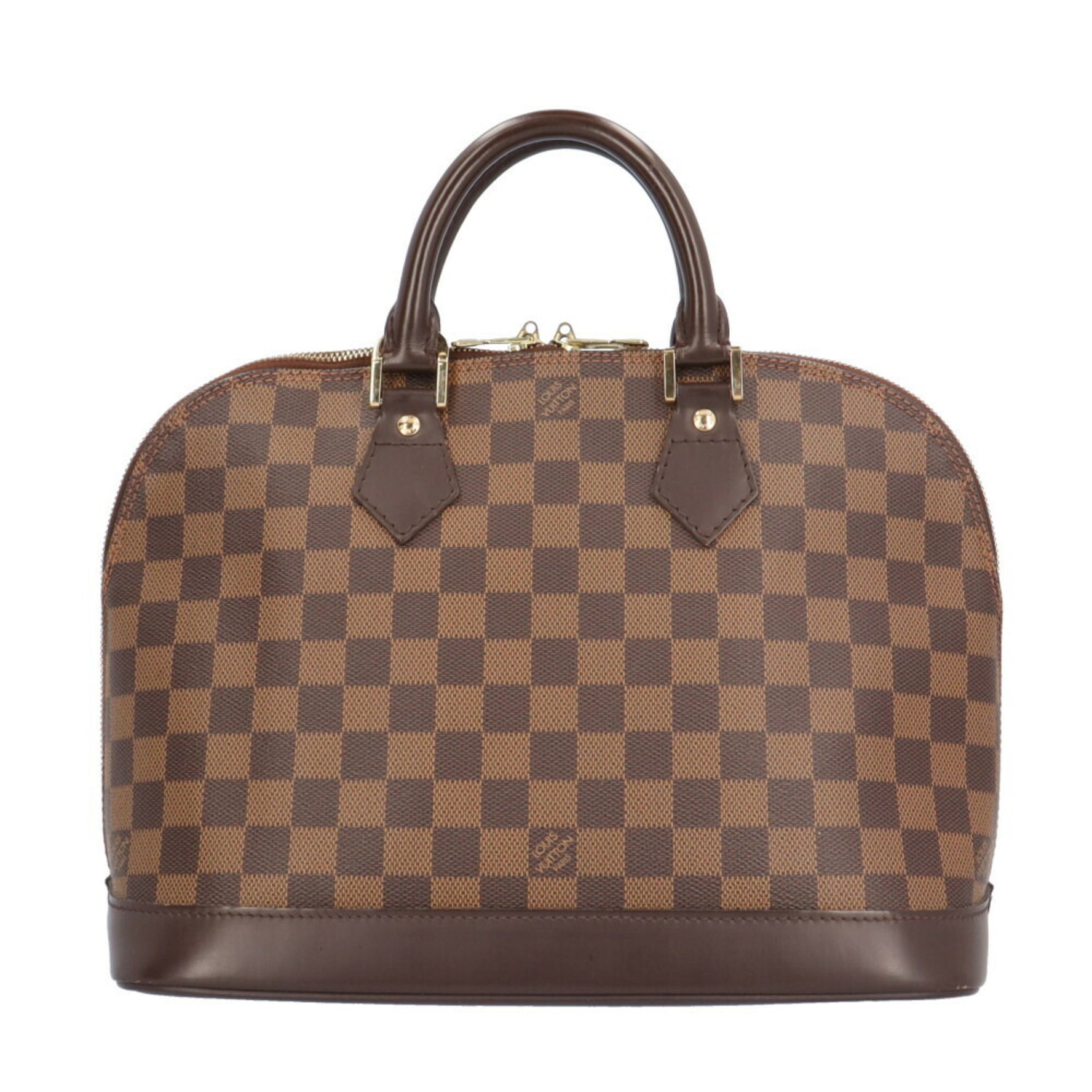 Louis Vuitton Alma Damier Handbag Canvas