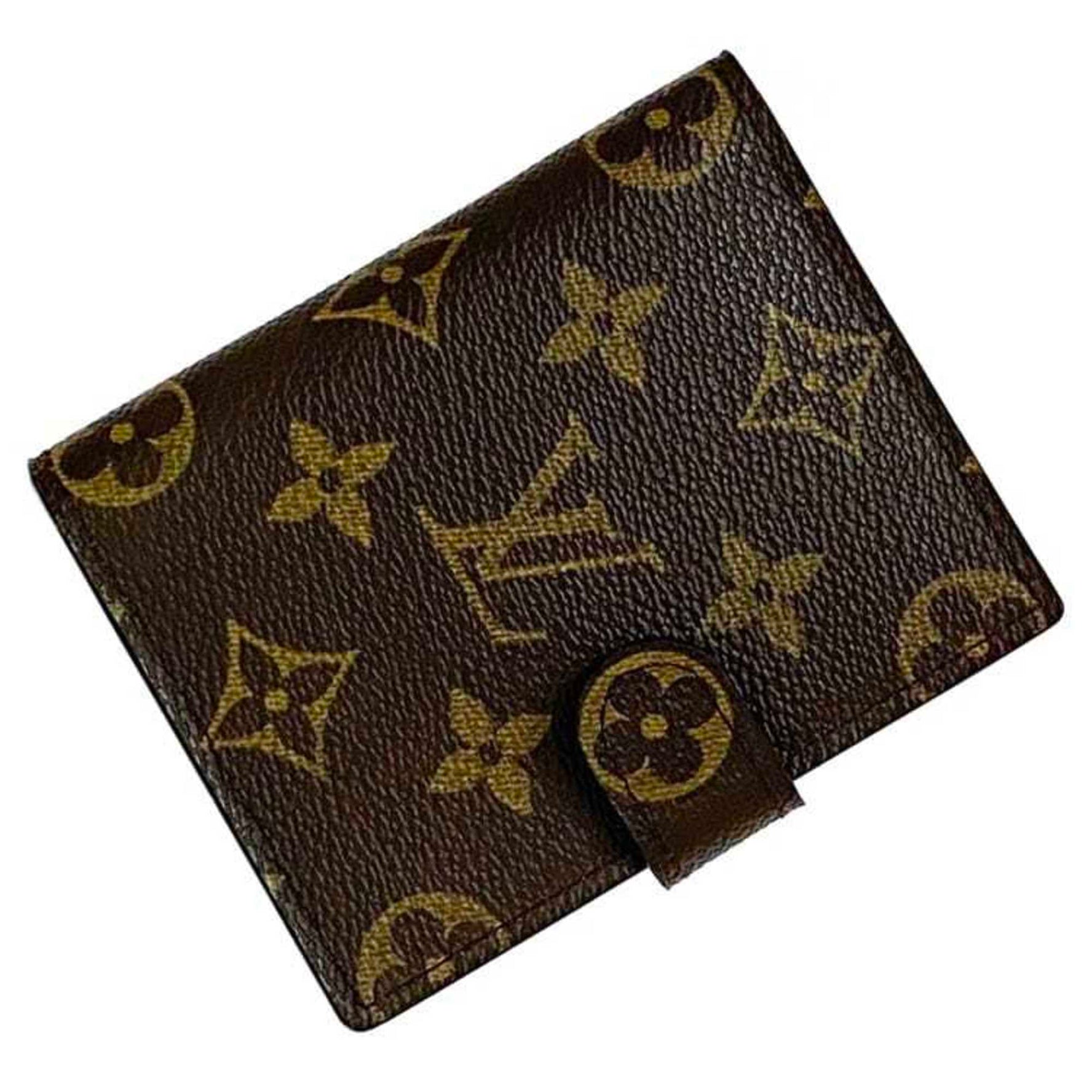 Louis Vuitton Planner Cover Agenda Brown Monogram Canvas Compact LV