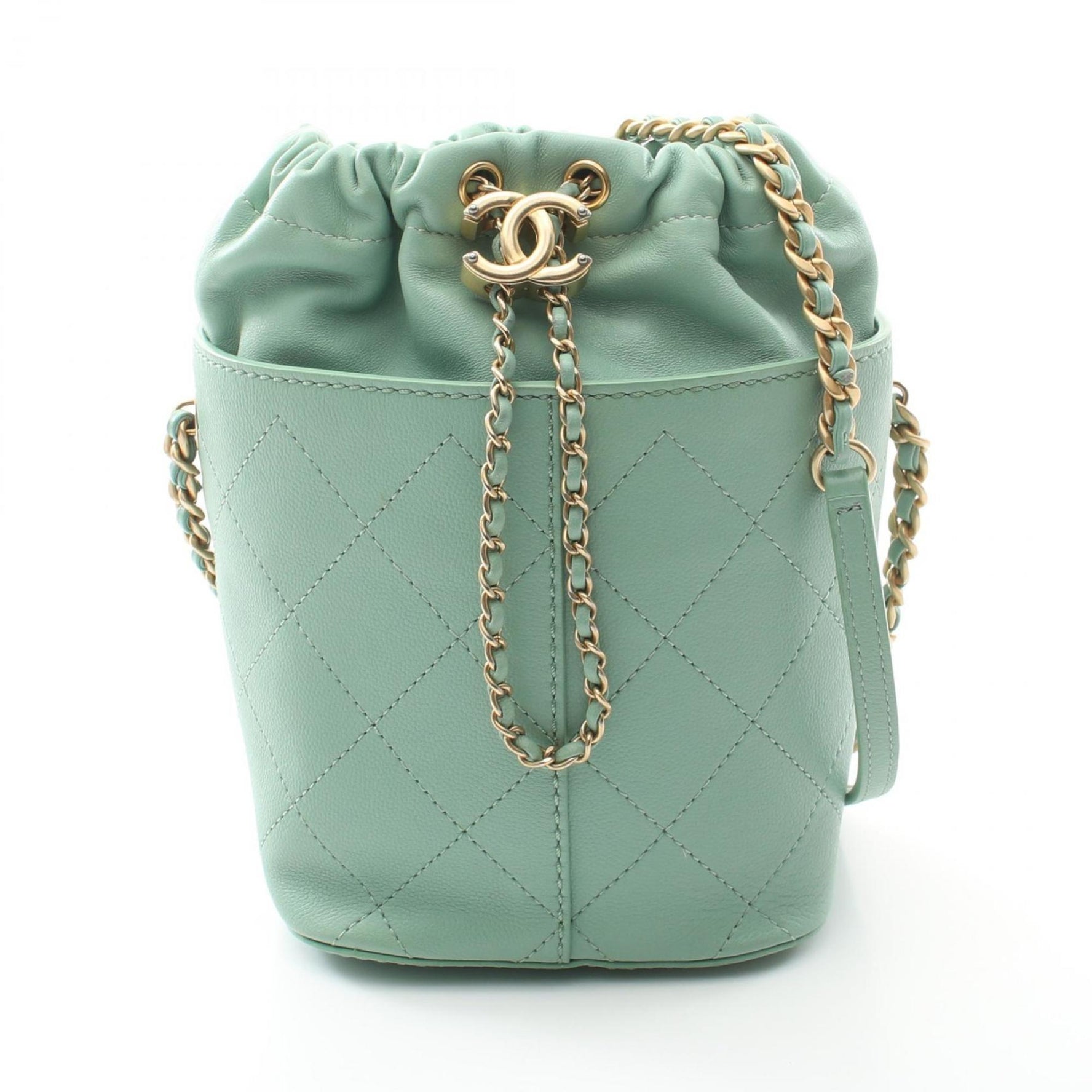 CHANEL Matelasse Shoulder Bag Leather
