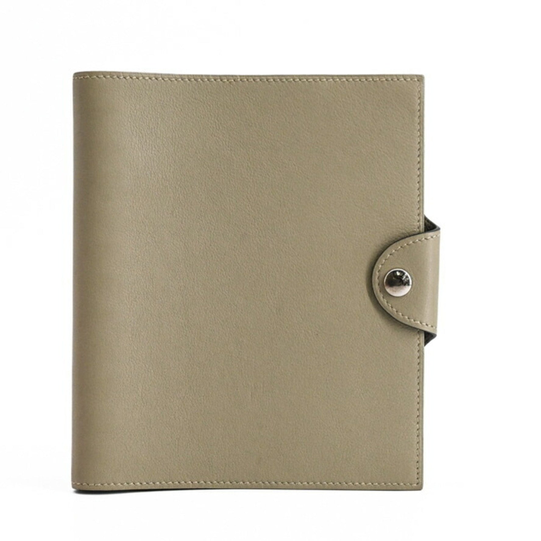 HERMES Ulysse PM Notebook Cover in Swift Leather, Greige #A