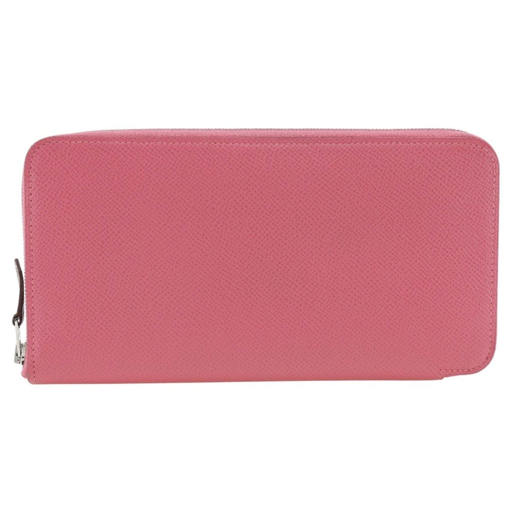 Hermes Azap Long Silk Inn Wallet Epsom Leather Rose Azalee 2018 Pink C
