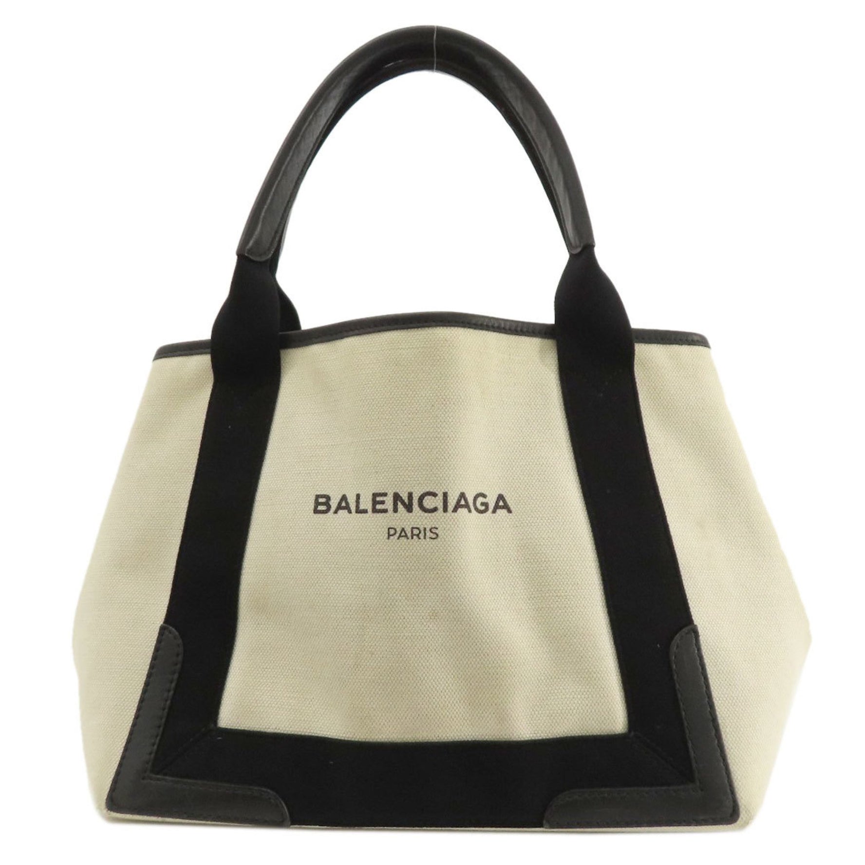 Balenciaga Navy Cabas S Tote Bag Canvas