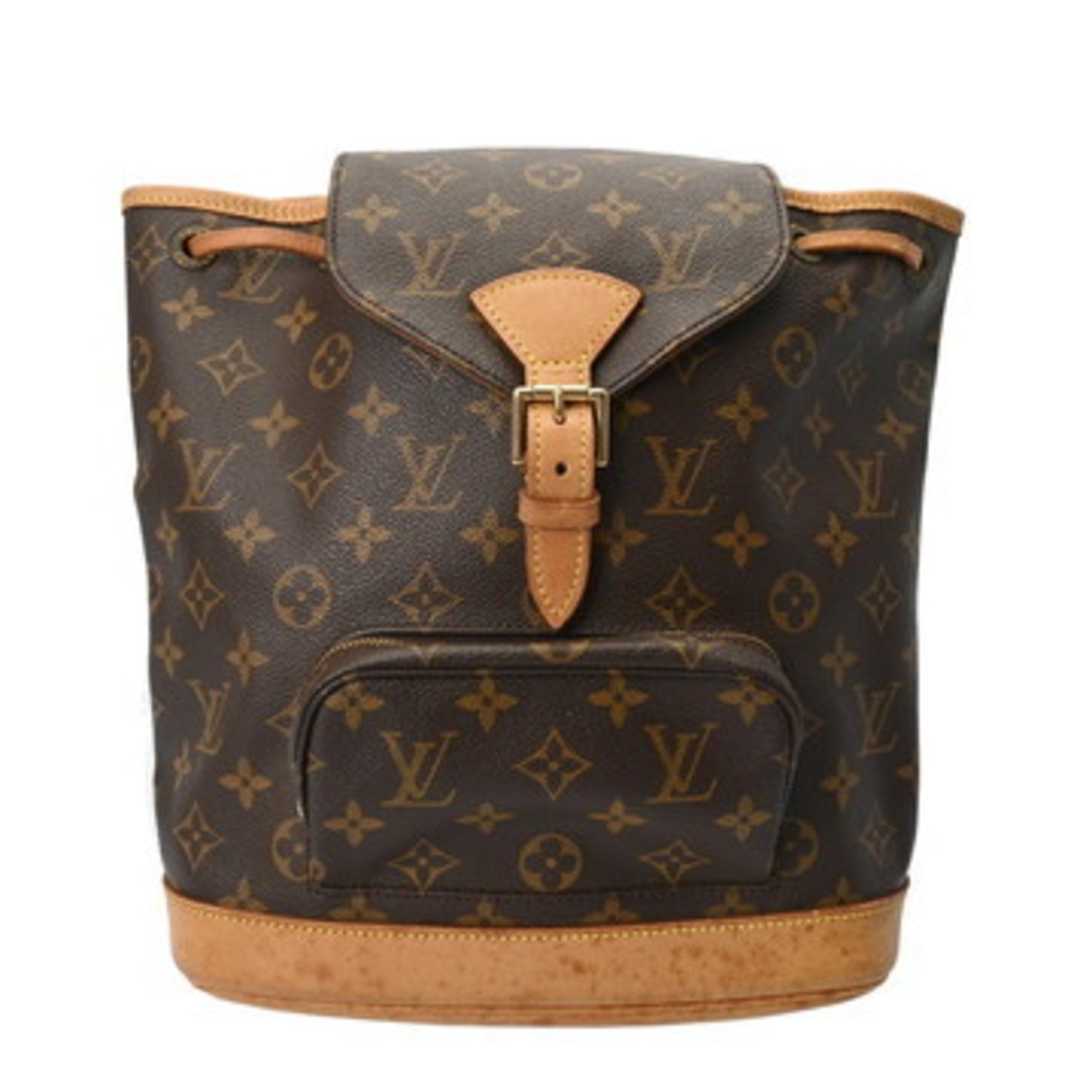 LOUIS VUITTON Monogram Montsouris MM Canvas Backpack/Daypack