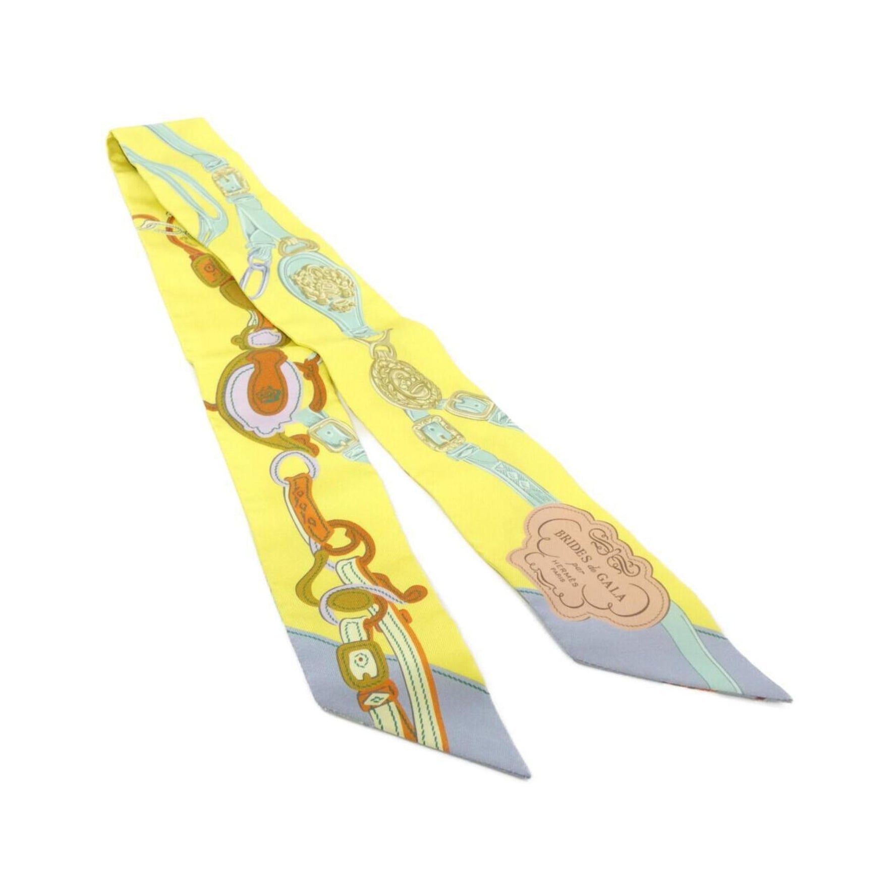 Hermes Hermès BRIDES DE GALA APPLIQUE Twilly Scarf