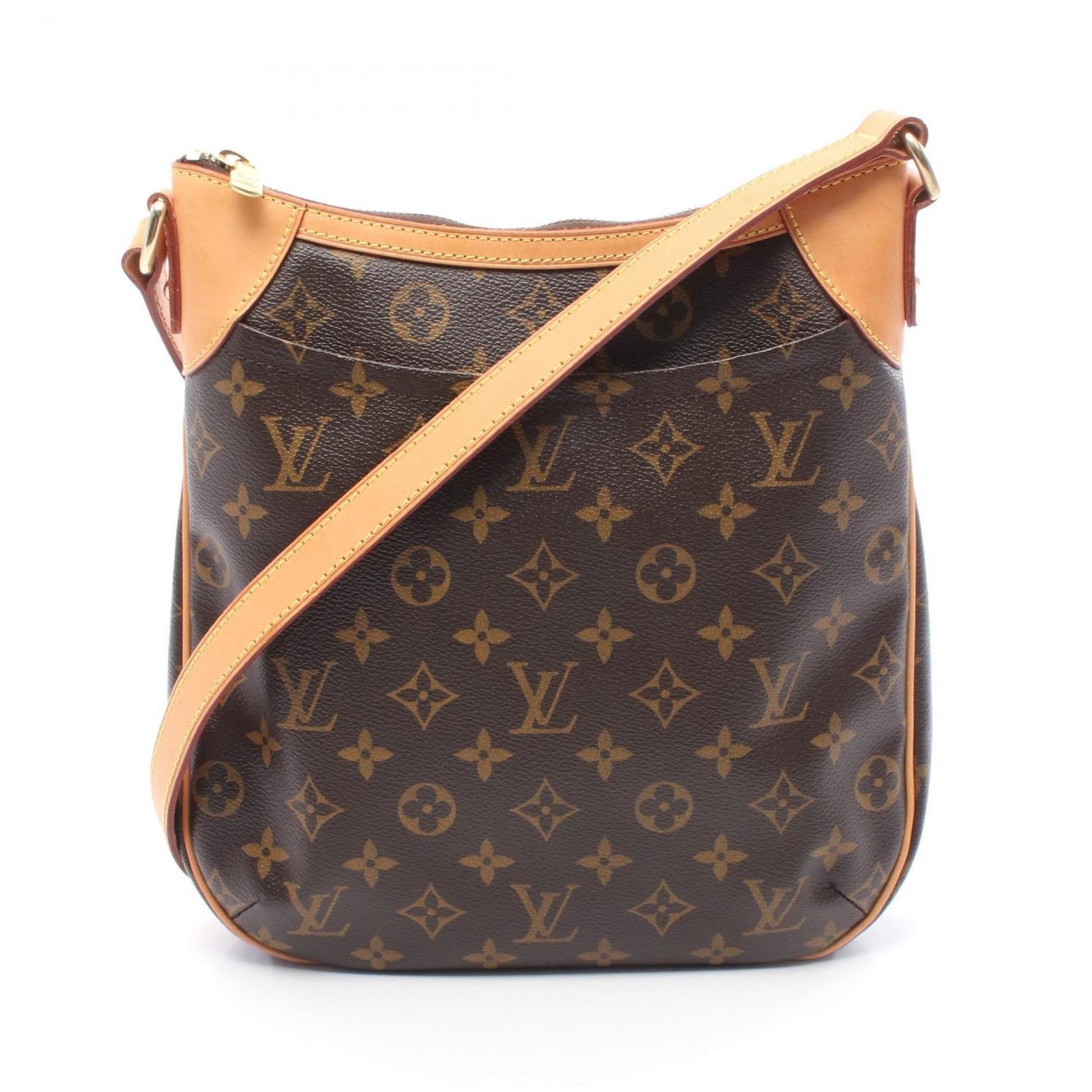 Louis Vuitton Odeon PM Shoulder Bag in Coated Canvas and Leather with Monogram Design