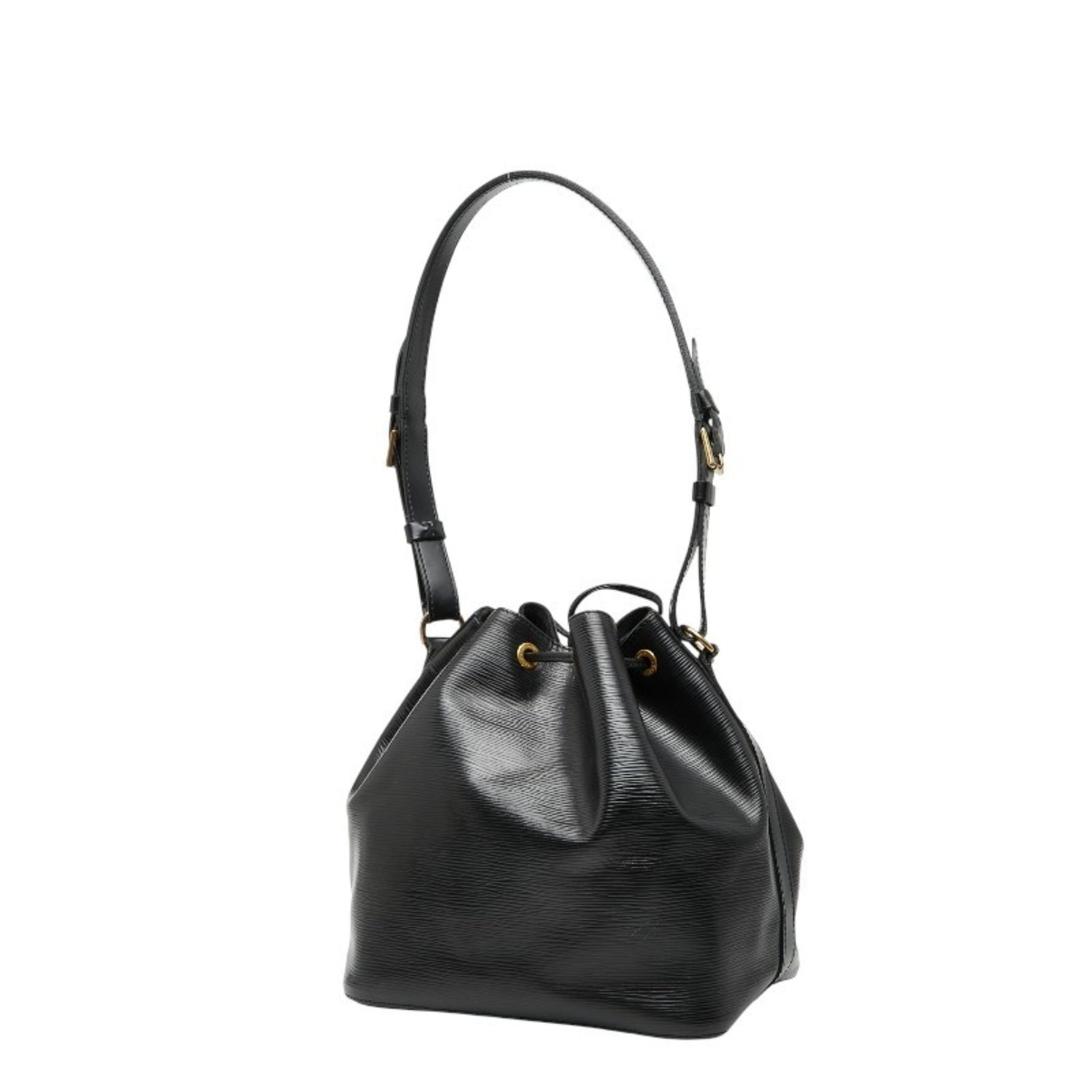 Louis Vuitton Epi Petit Noe One-Shoulder Bag Noir Black Leather LOUIS VUITTON