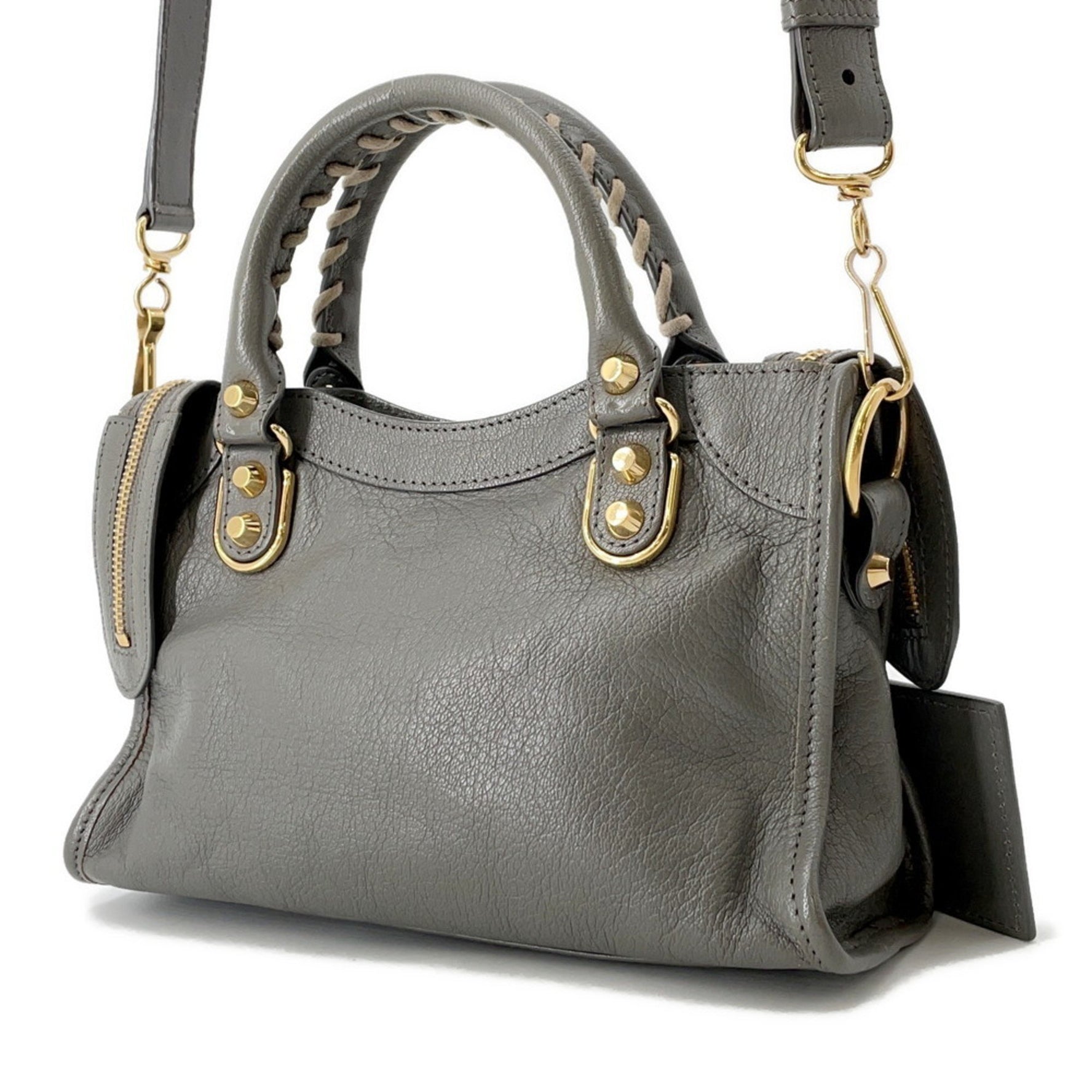Balenciaga Classic Metal Edge Mini City Handbag