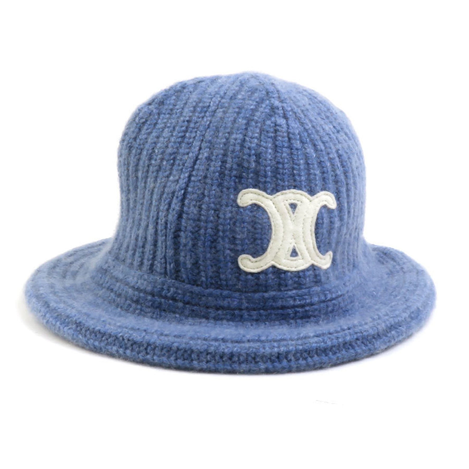 CELINE Hat Bucket Triomphe Cashmere