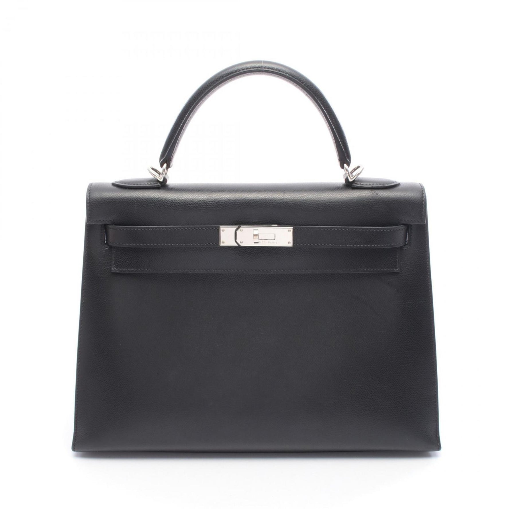 Hermes Kelly 32 handbag, Couchvel, women's, black