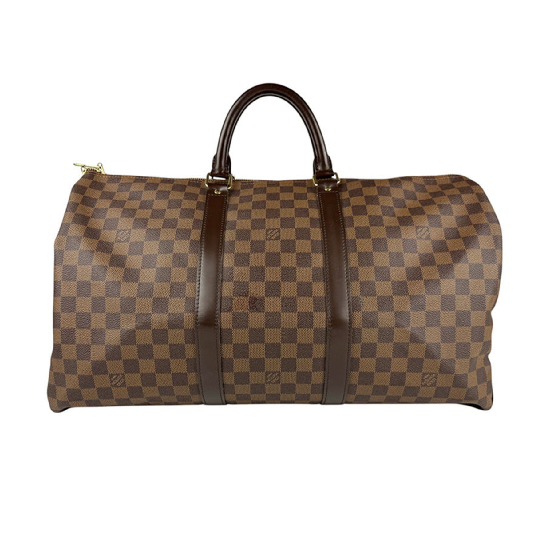 Louis Vuitton Boston Bag Damier Keepall 50 Canvas Men's