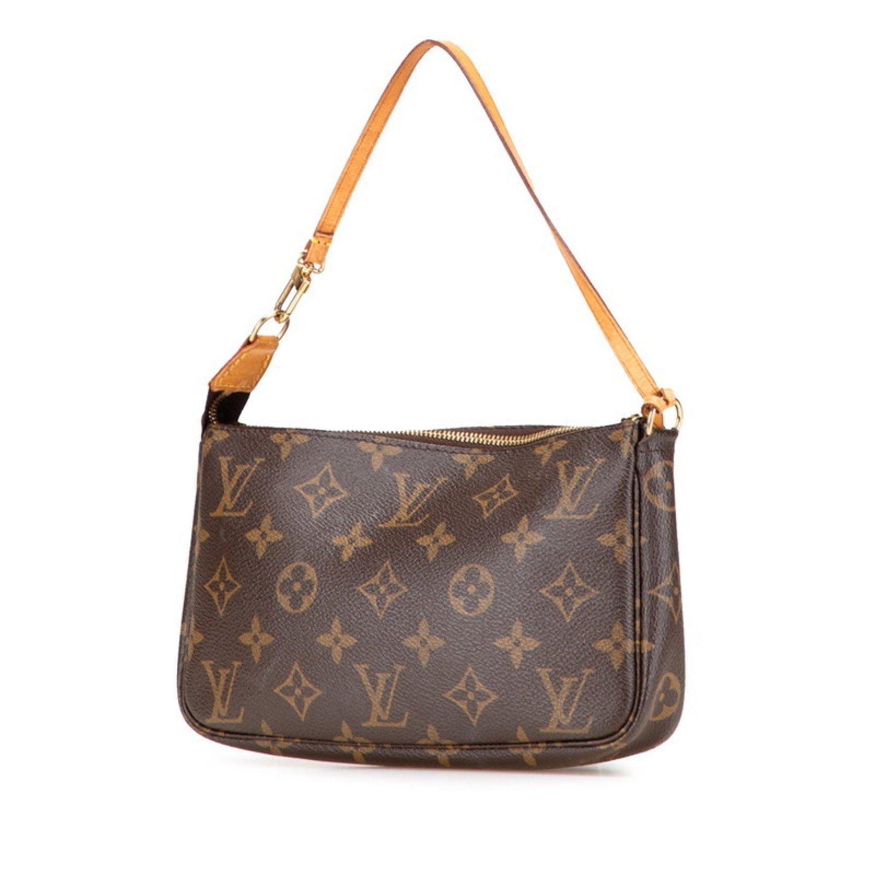 Louis Vuitton Monogram Pochette Accessory Pouch Leather LOUIS VUITTON