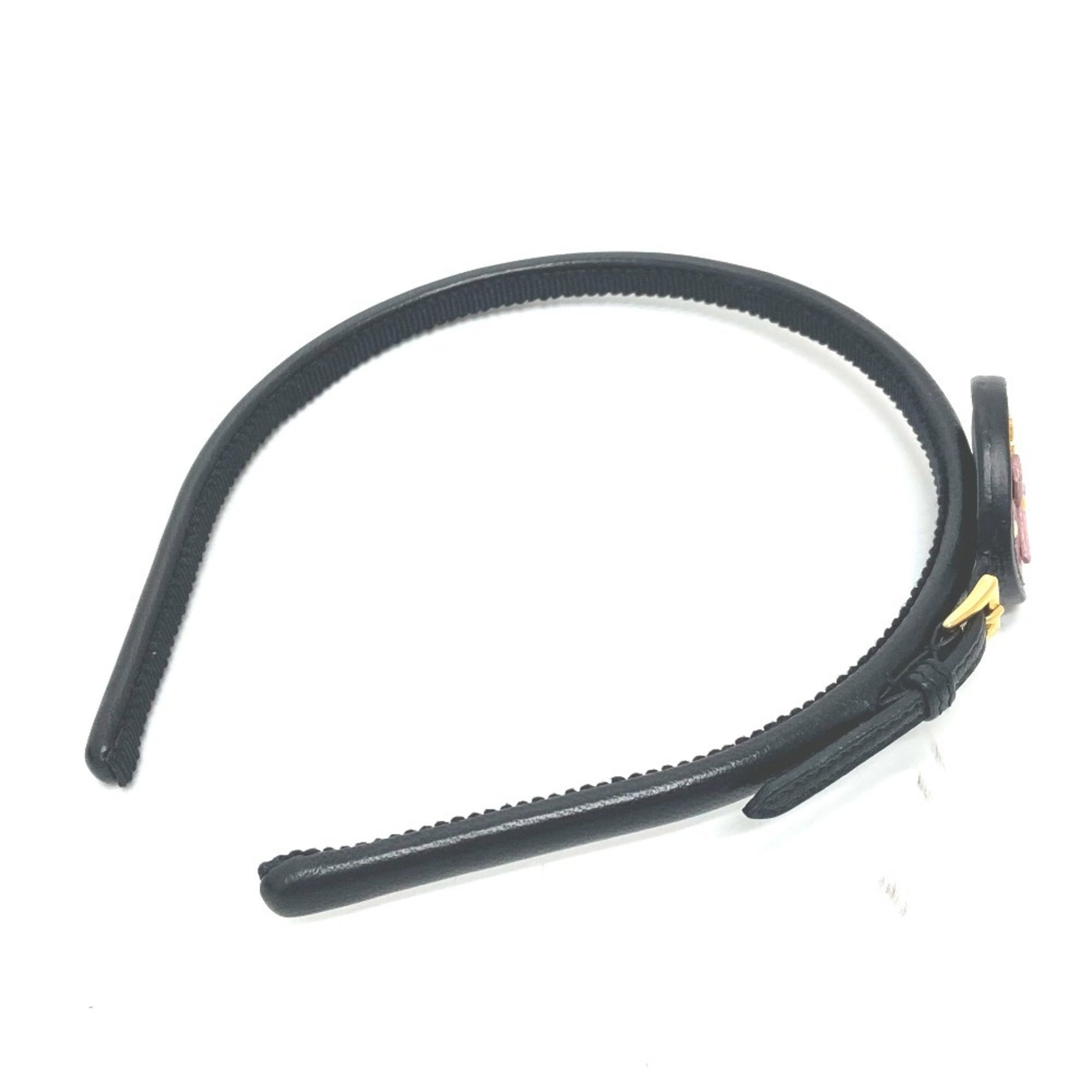 PRADA Witch motif hair accessory, small item, headband, leather