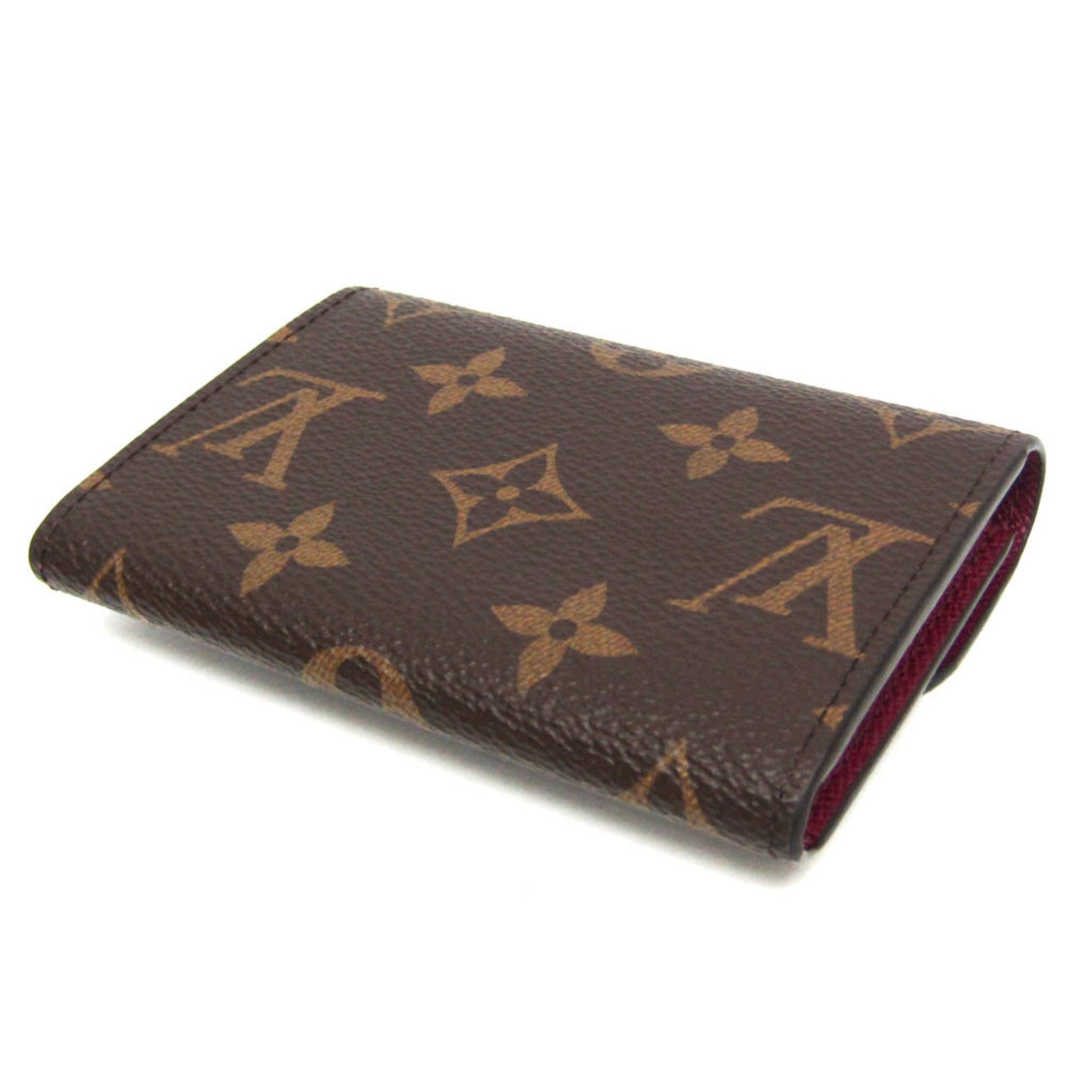 Louis Vuitton Monogram Rosalie coin purse Monogram Coin Purse/coin Case Fuchsia,Monogram