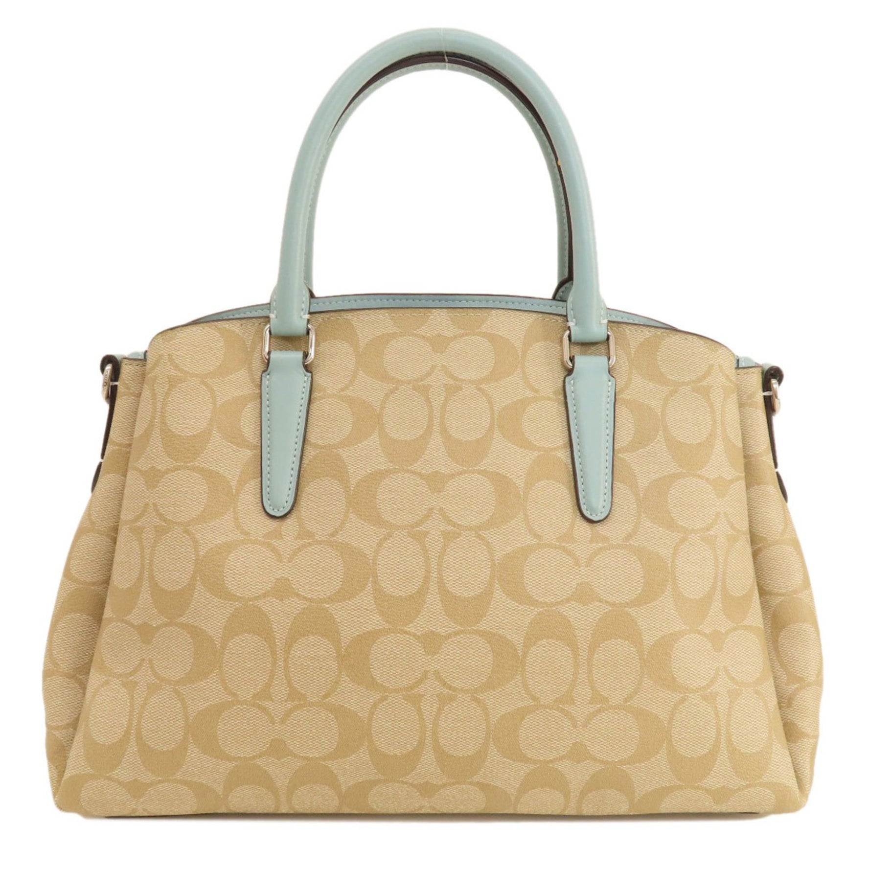 Coach Signature Handbag Leather