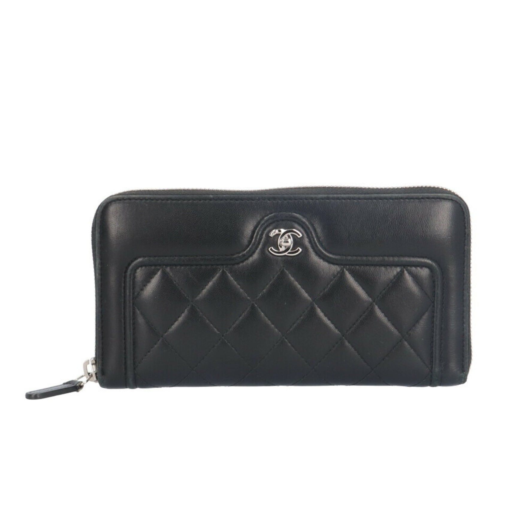 CHANEL Matelasse Long Wallet, Lambskin