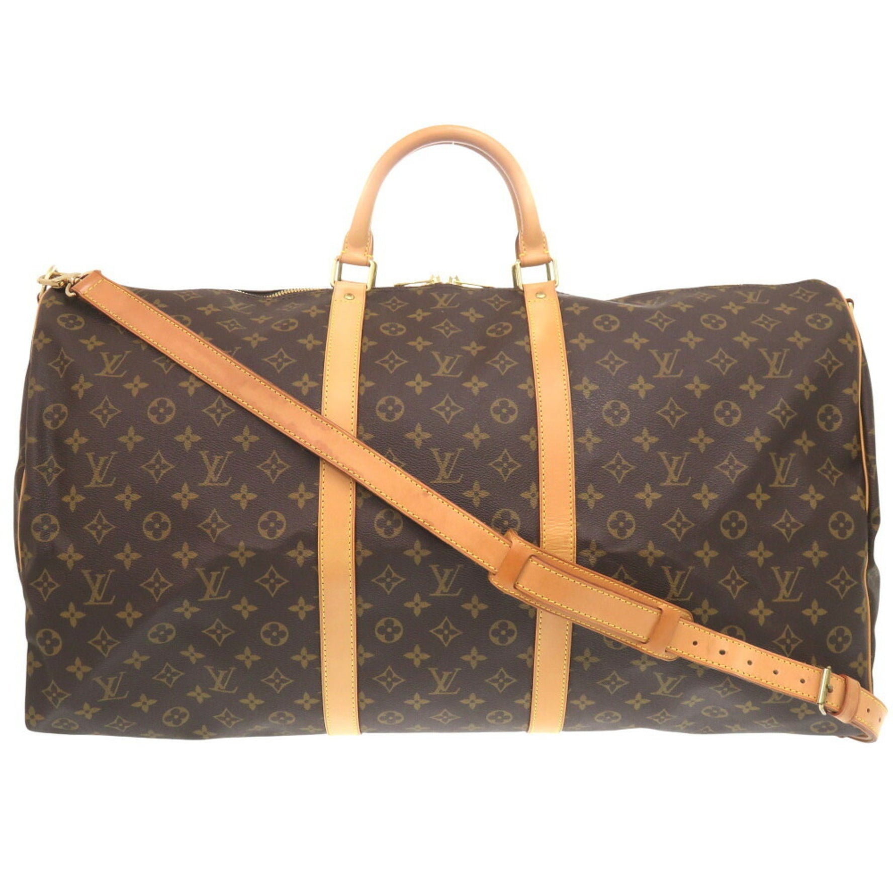 Louis Vuitton Keepall Bandouliere 60 Monogram Boston Bag 1242
