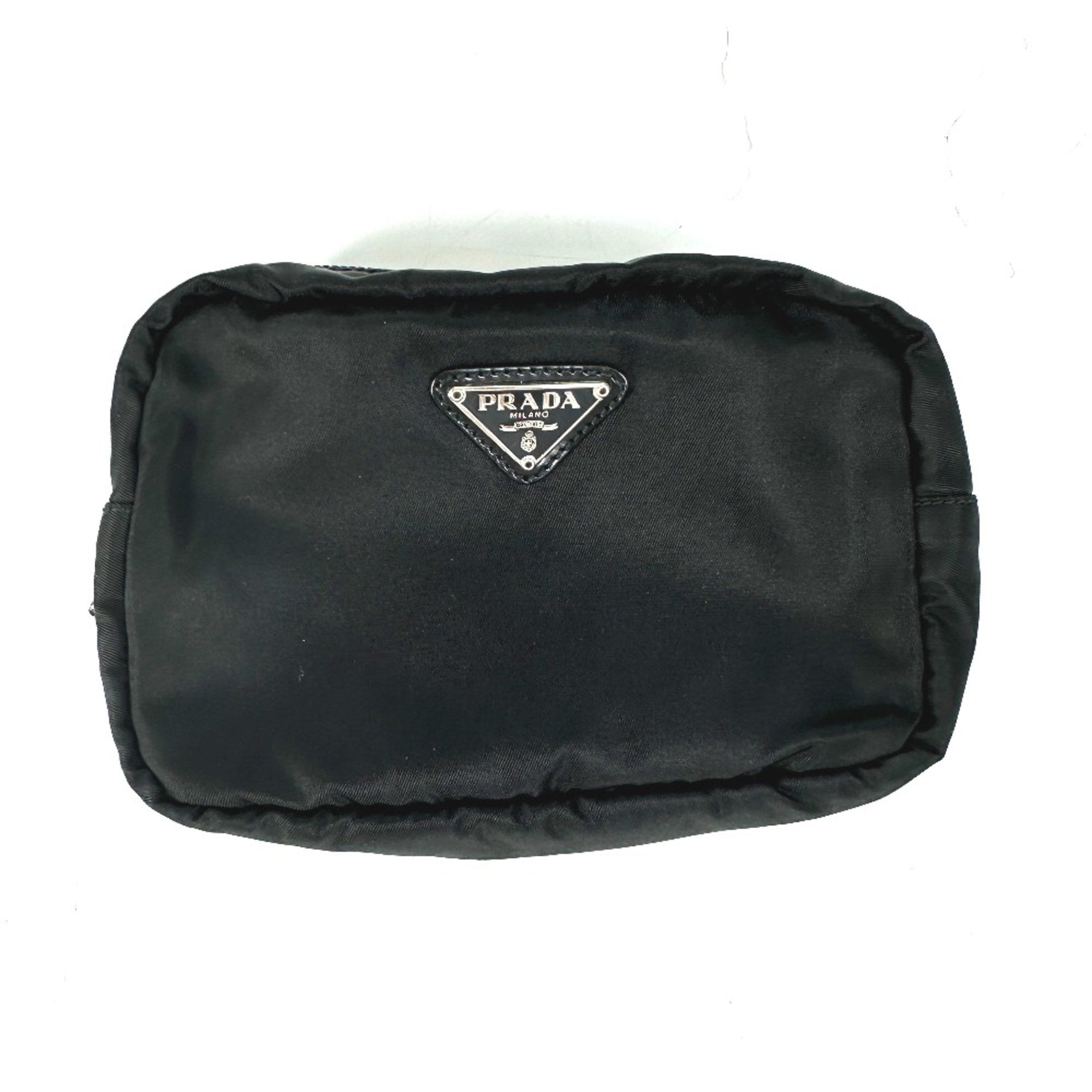 PRADA Triangle logo Pouch
