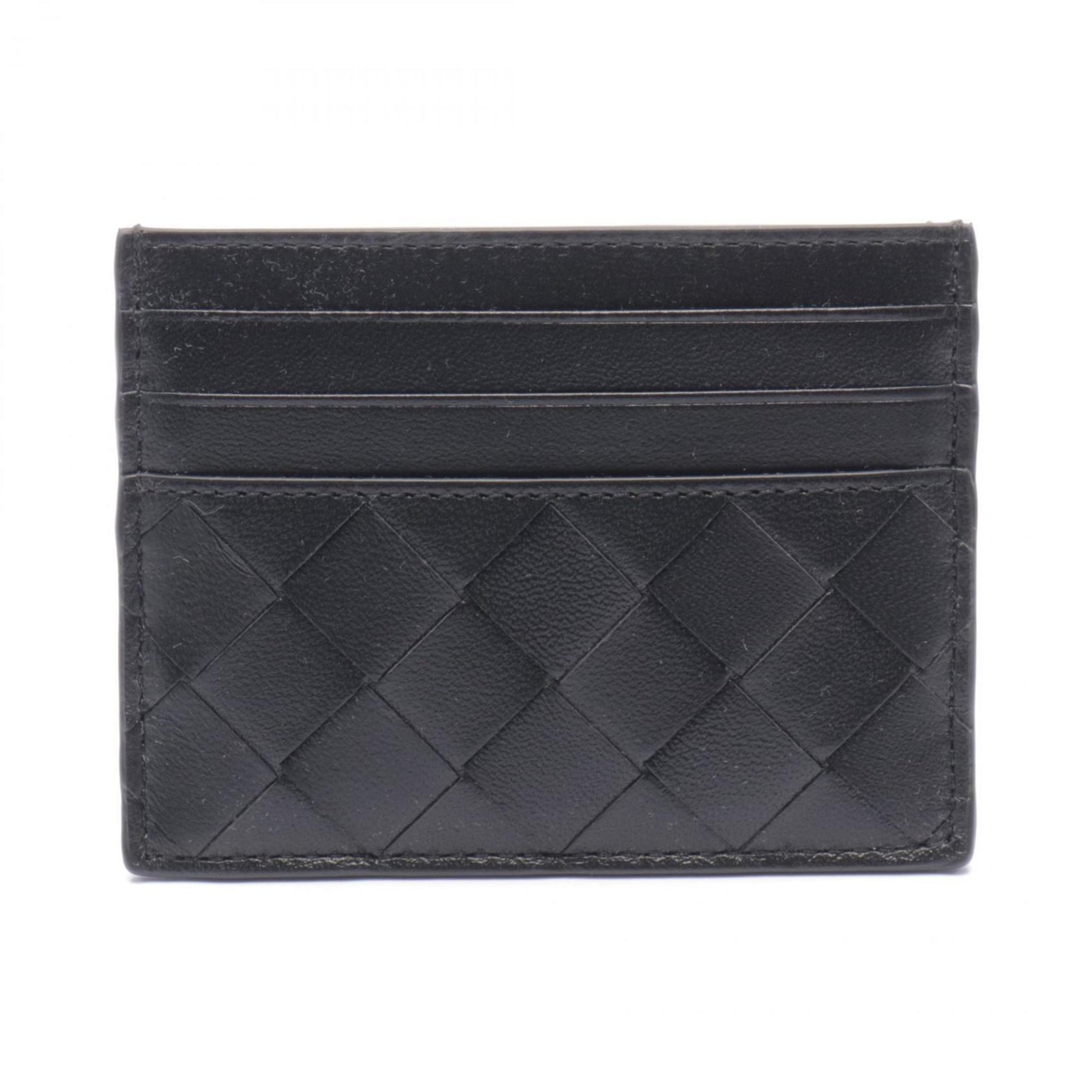 BOTTEGA VENETA Intrecciato Card Case Leather