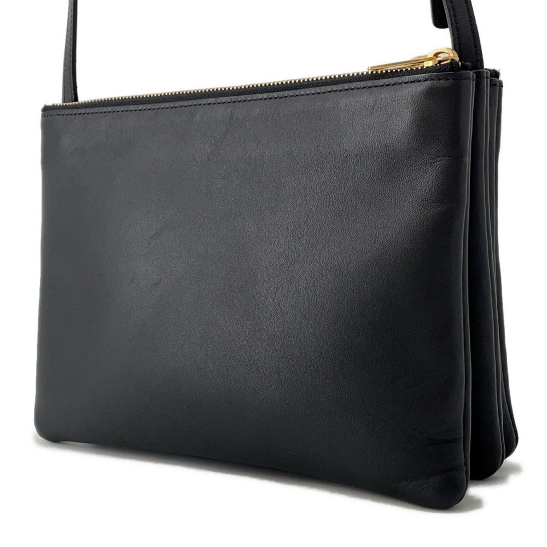 Celine Trio Large Shoulder Bag in Lambskin