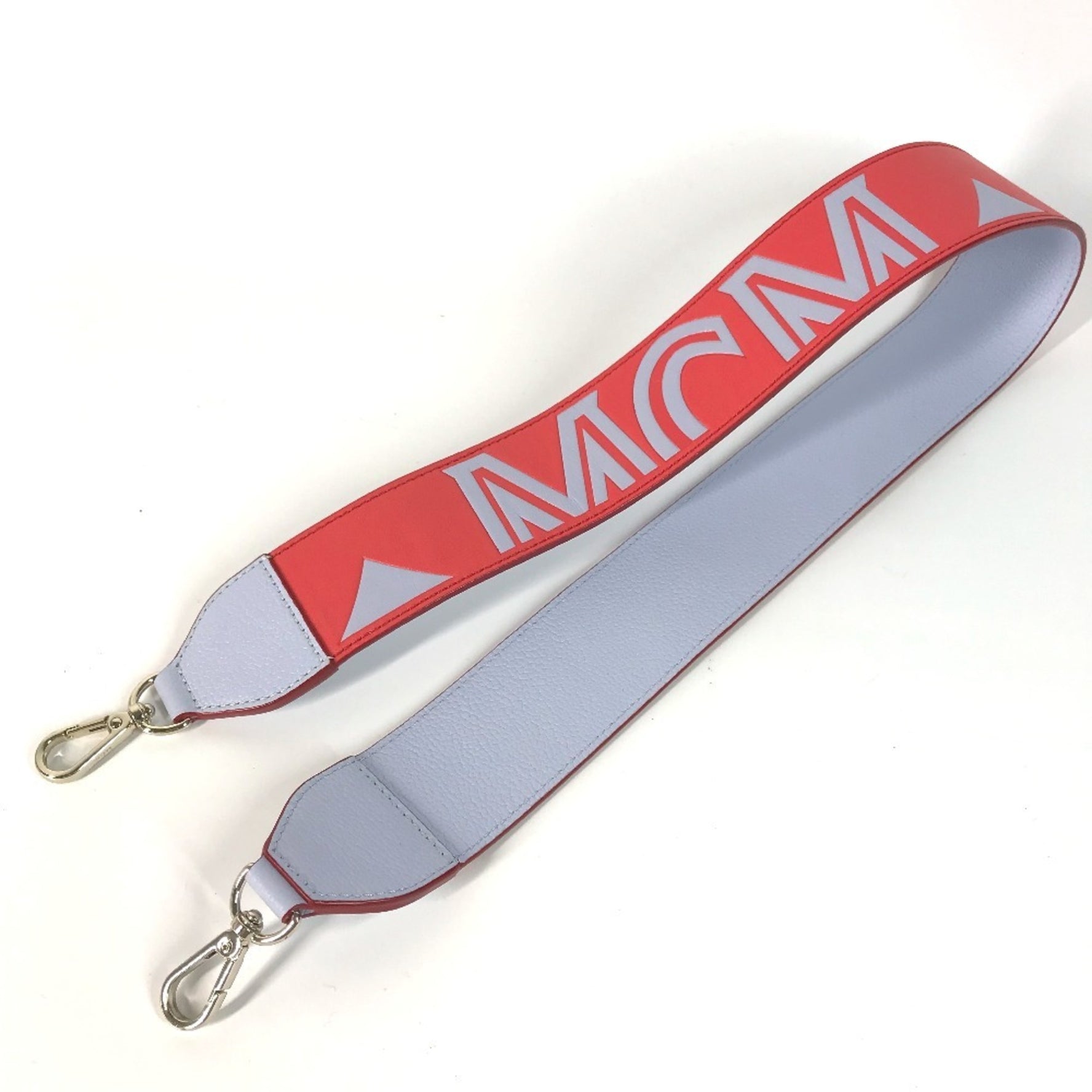 MCM Shoulder Strap Leather Red