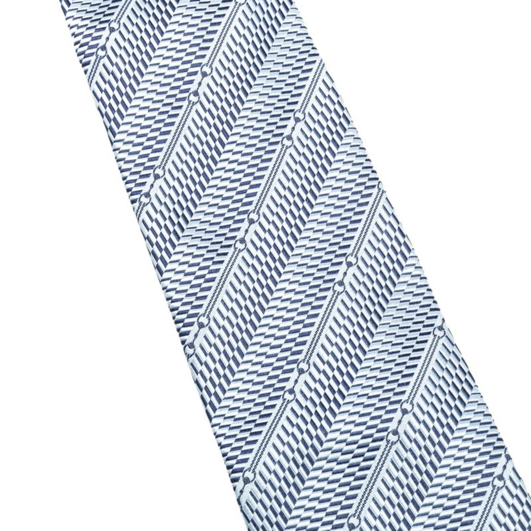 GUCCI Striped Tie Silk