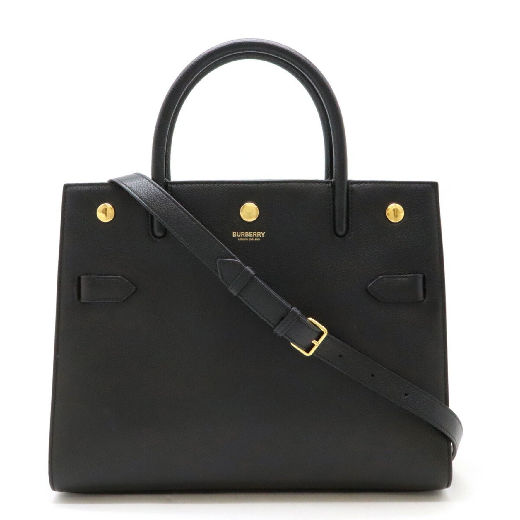 BURBERRY Handbag Tote Bag Shoulder Leather