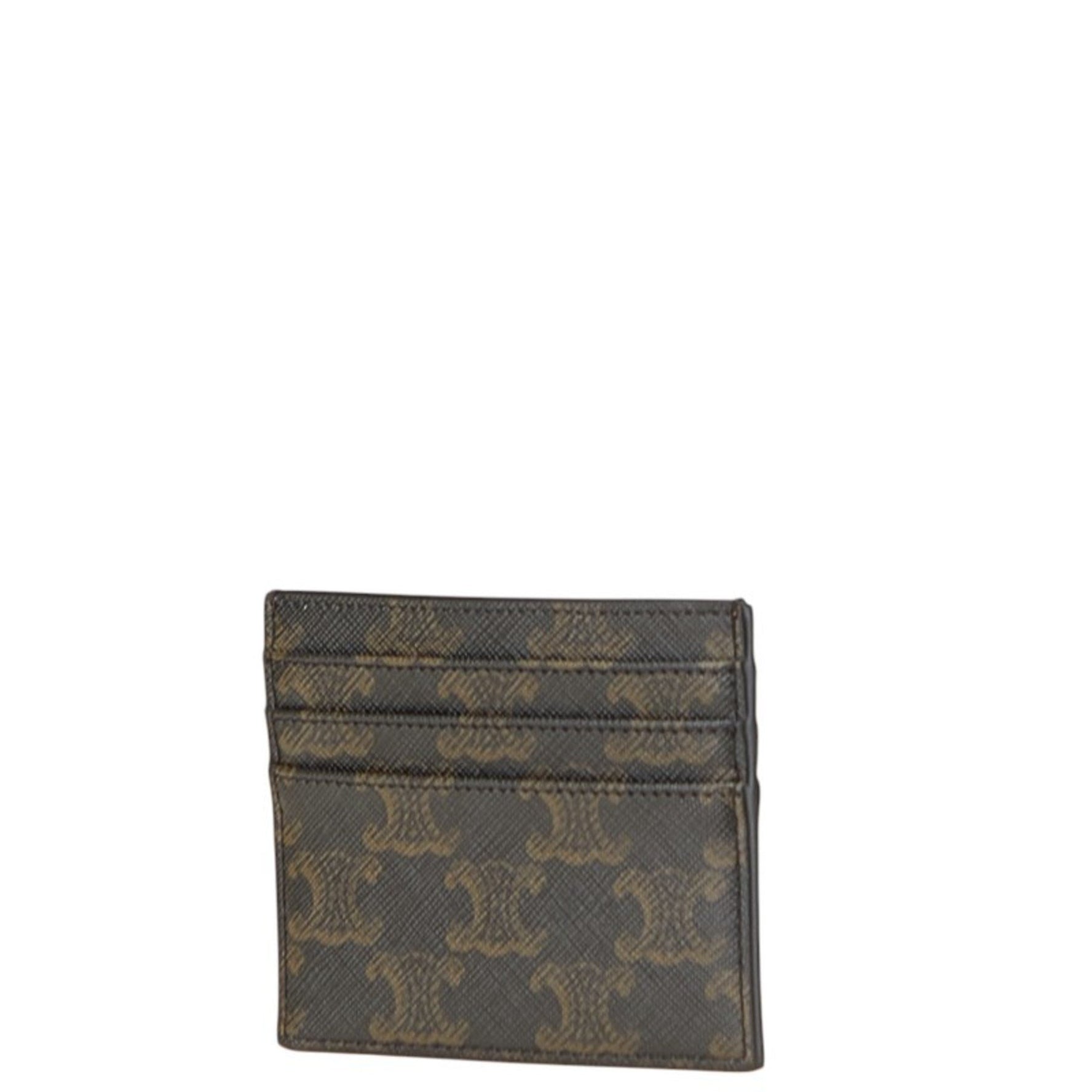 Celine Triomphe Card Case in PVC and Leather