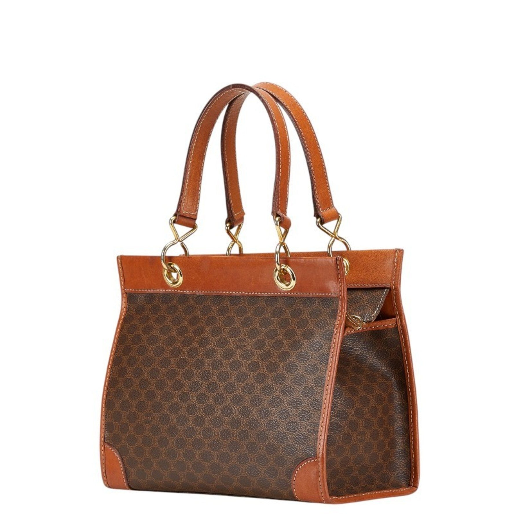 Celine Macadam Handbag PVC Leather